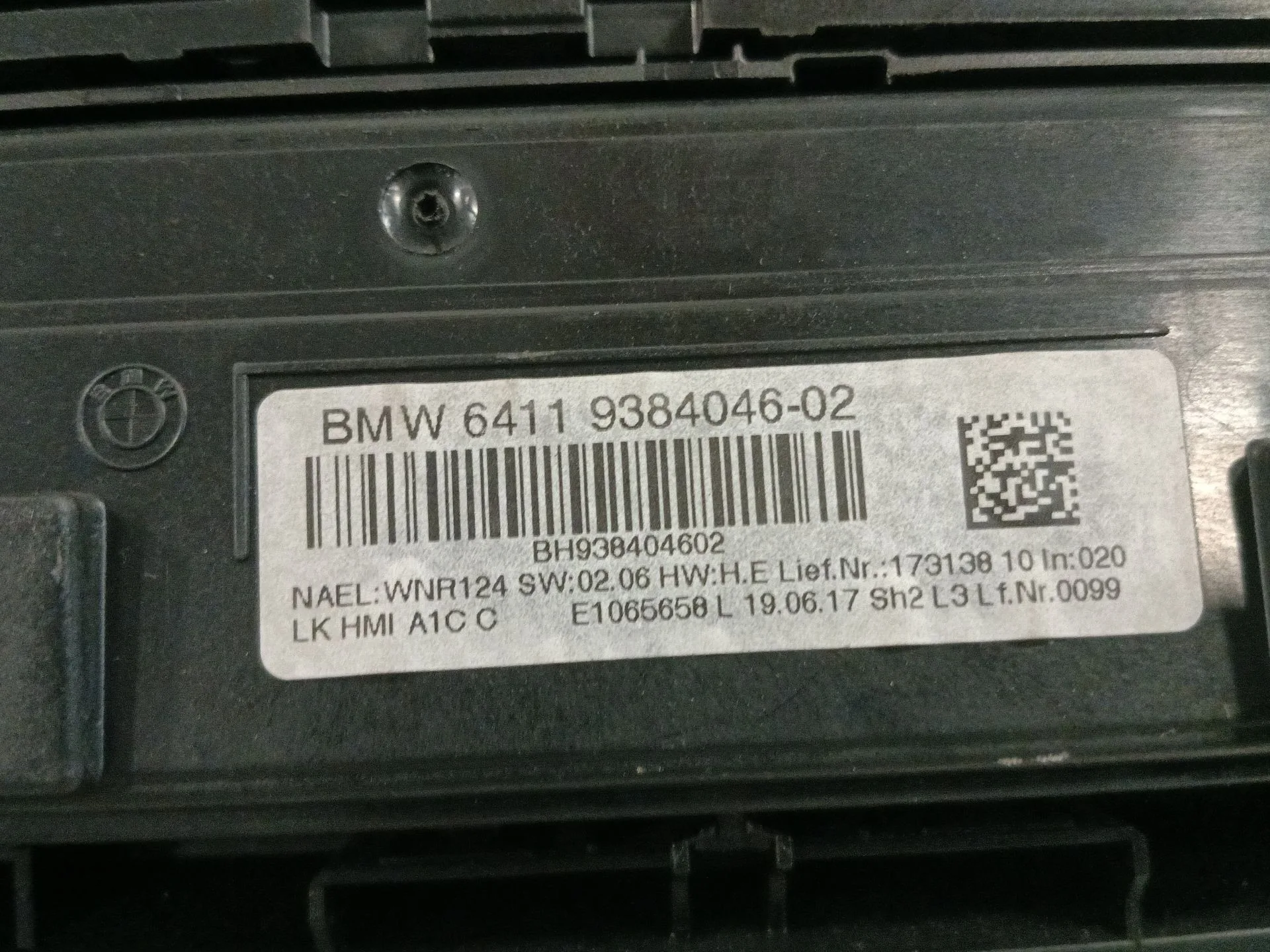 Mando Climatizador para Bmw 1 (F21)