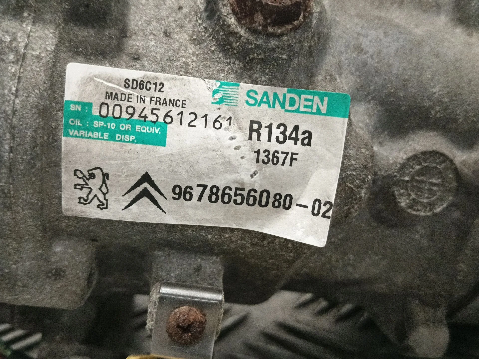 Compresor Aire Acondicionado para Peugeot 208 I (Ca_, Cc_)