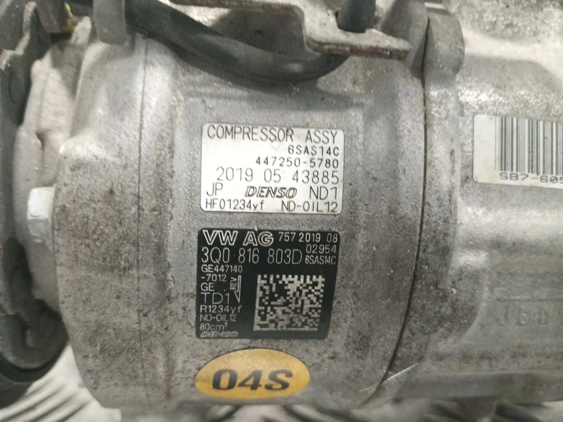 Compresor Aire Acondicionado para Seat Arona (Kj7, Kjp)