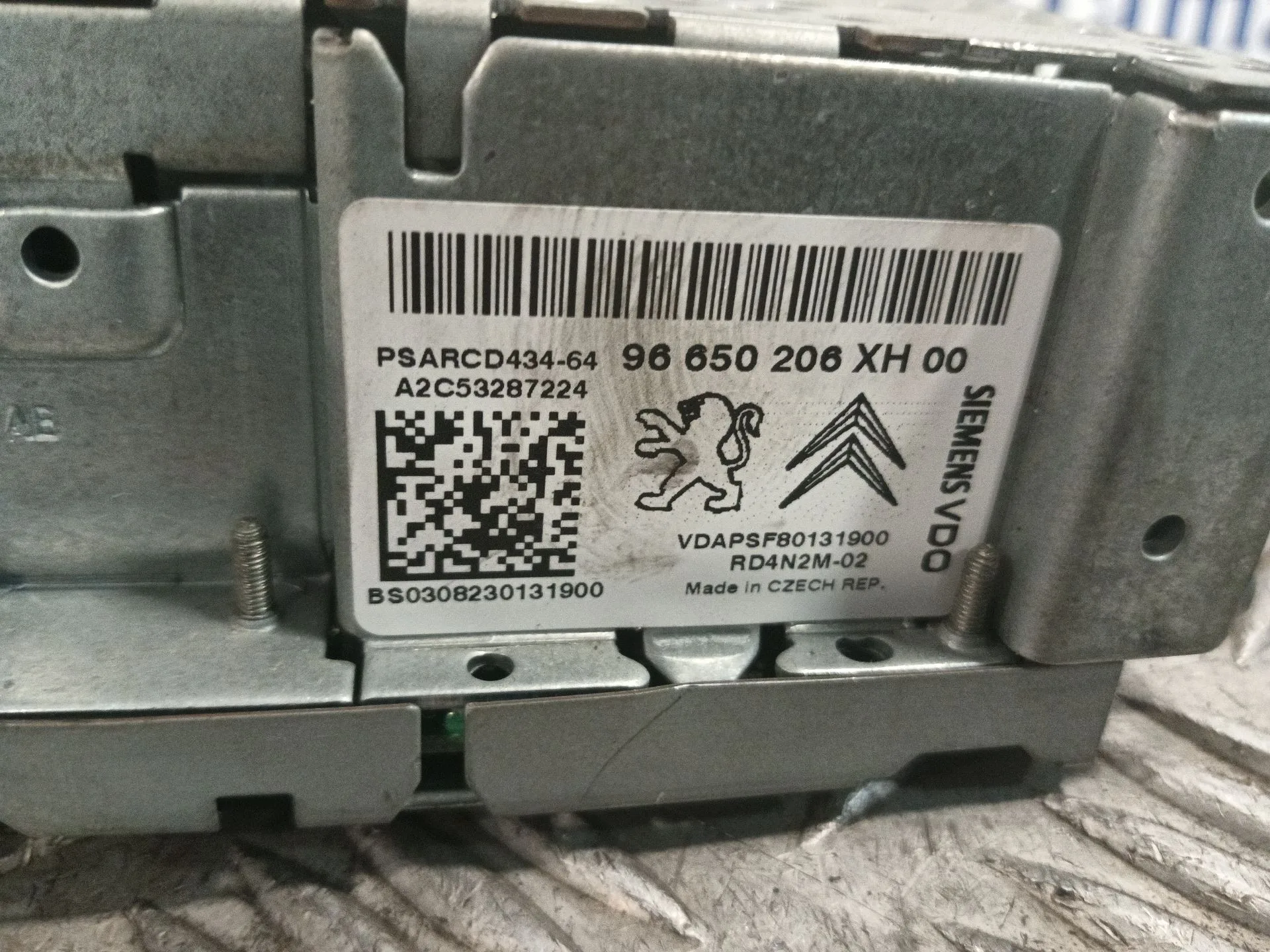 Sistema Audio / Radio Cd para Peugeot 308 Sw