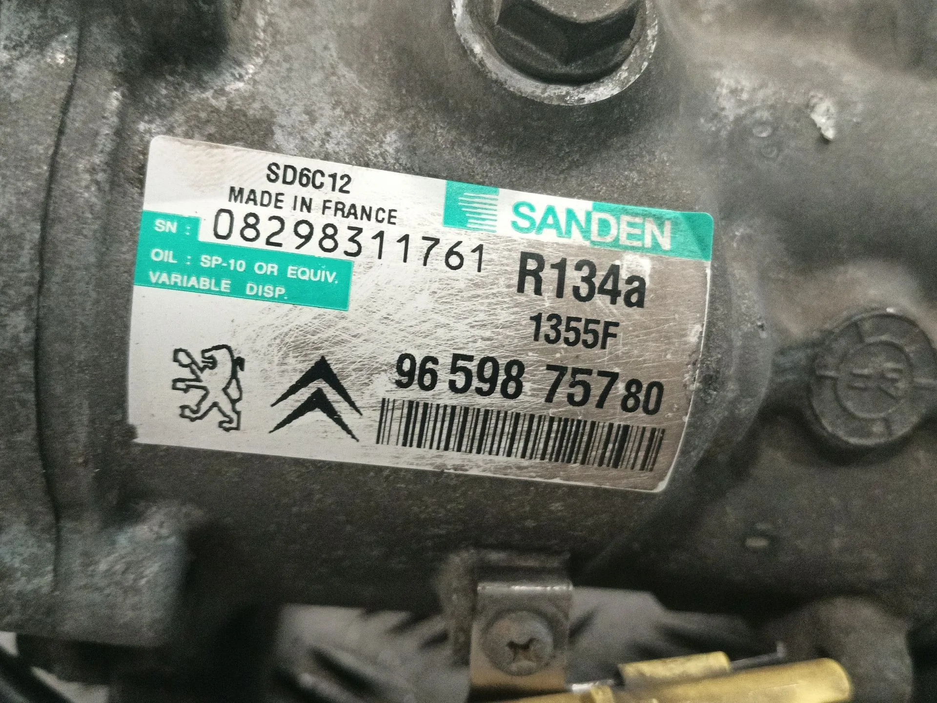 Compresor Aire Acondicionado para Peugeot 308 I (4A_, 4C_)