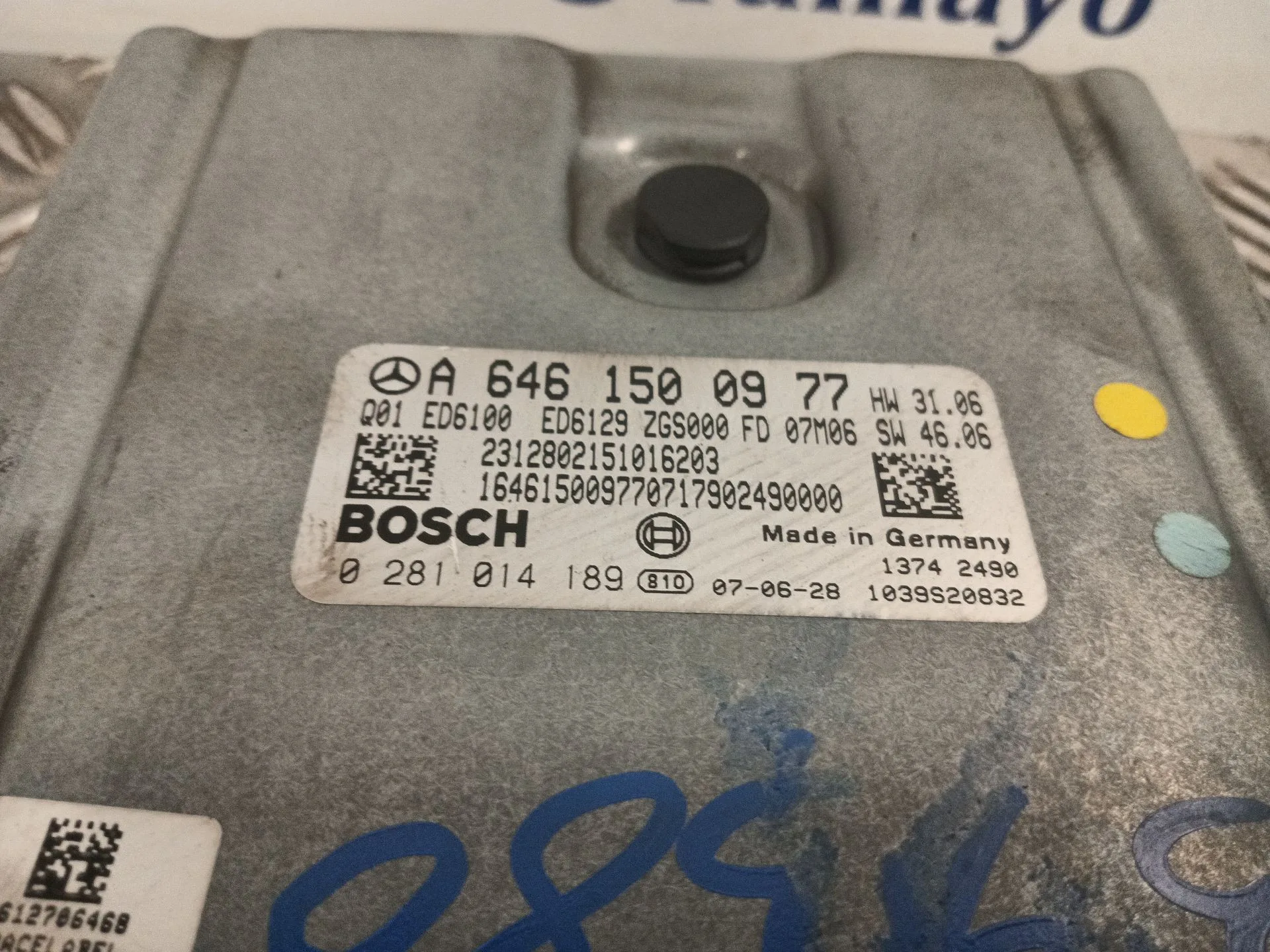 Centralita Motor Uce para Mercedes-Benz Vito / Mixto Furgoneta (W639)