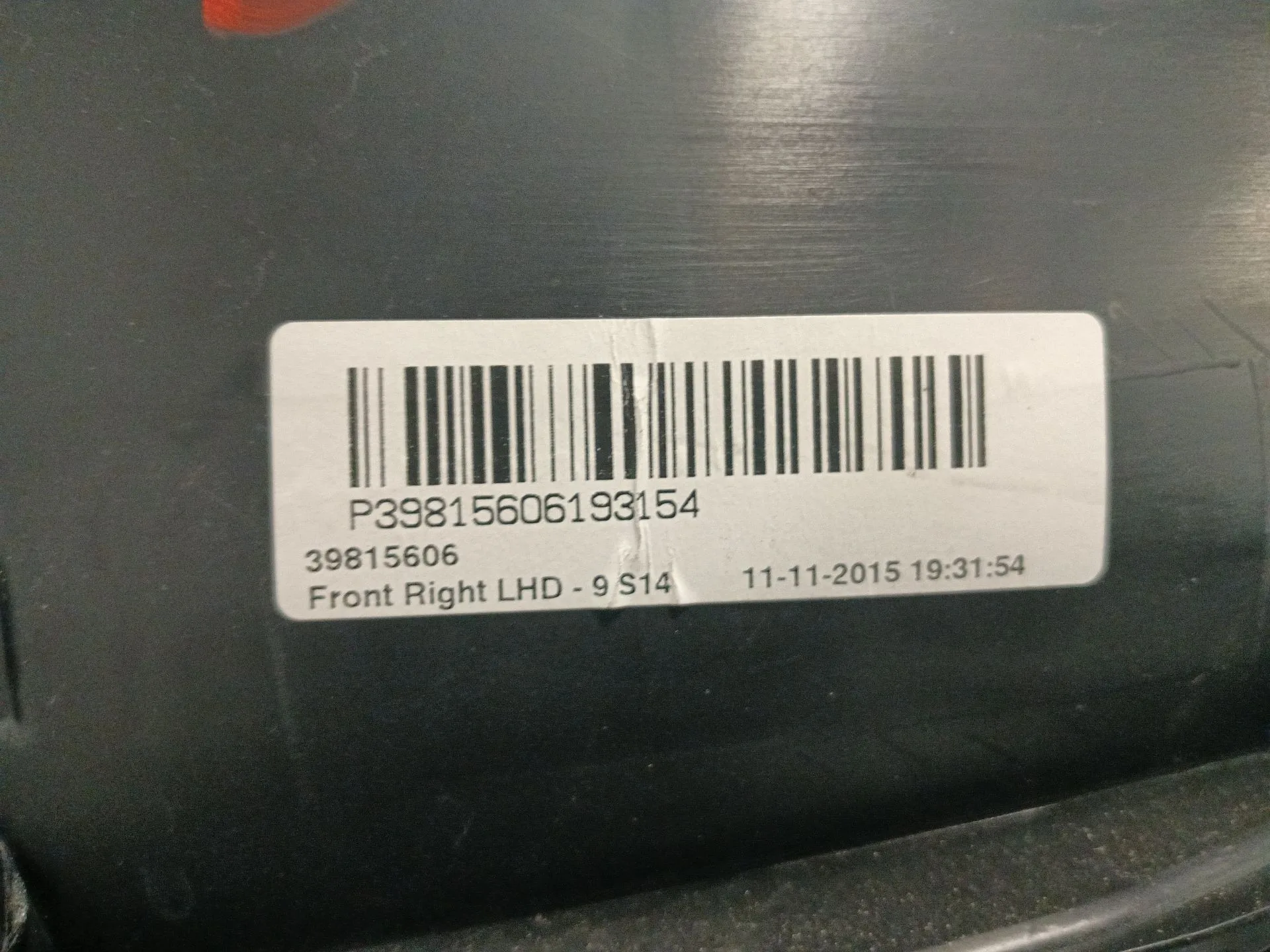 Guarnecido Puerta Delantera Derecha para Volvo V40 Hatchback (525)
