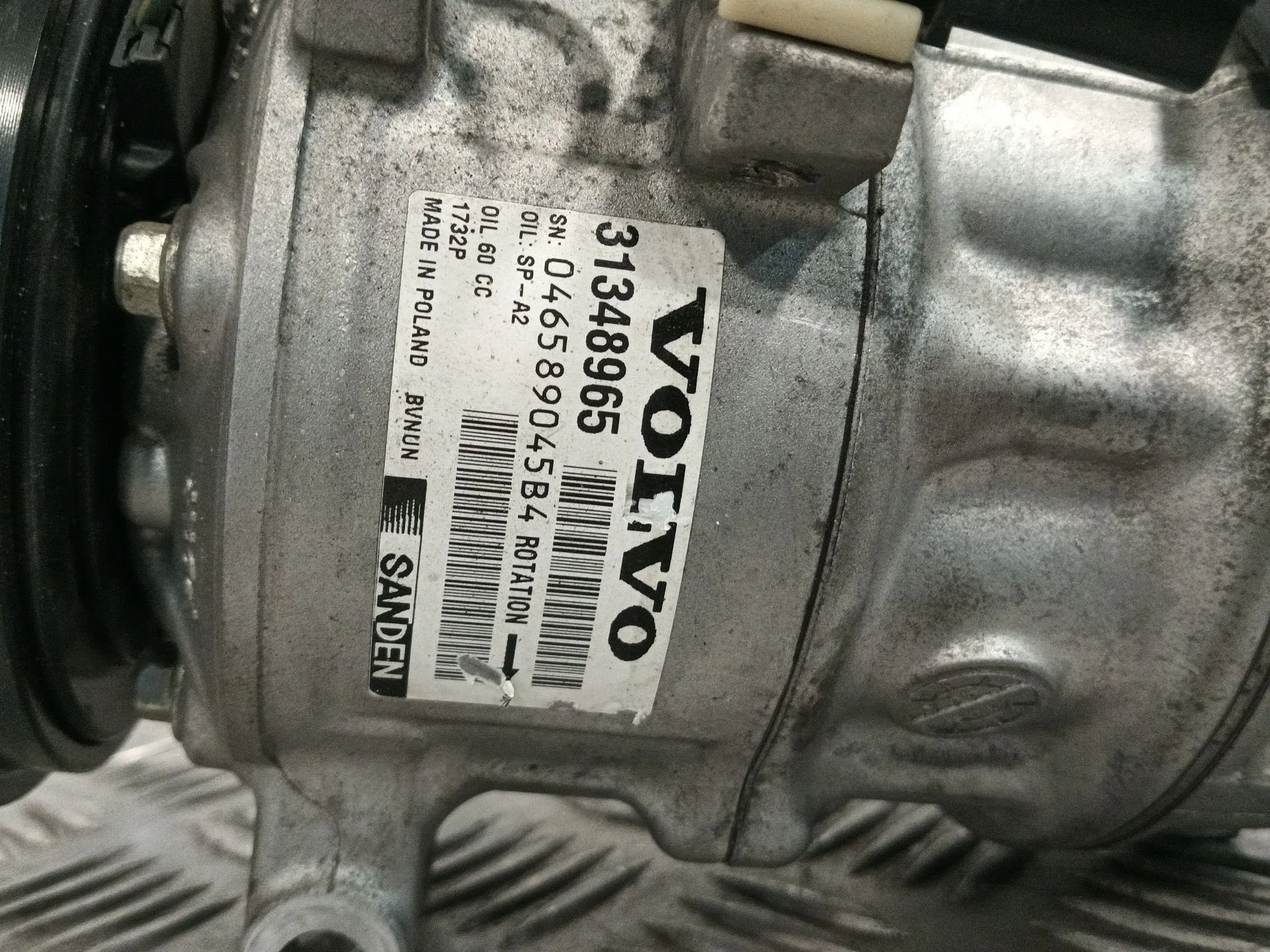 Compresor Aire Acondicionado para Volvo V40 Hatchback (525)