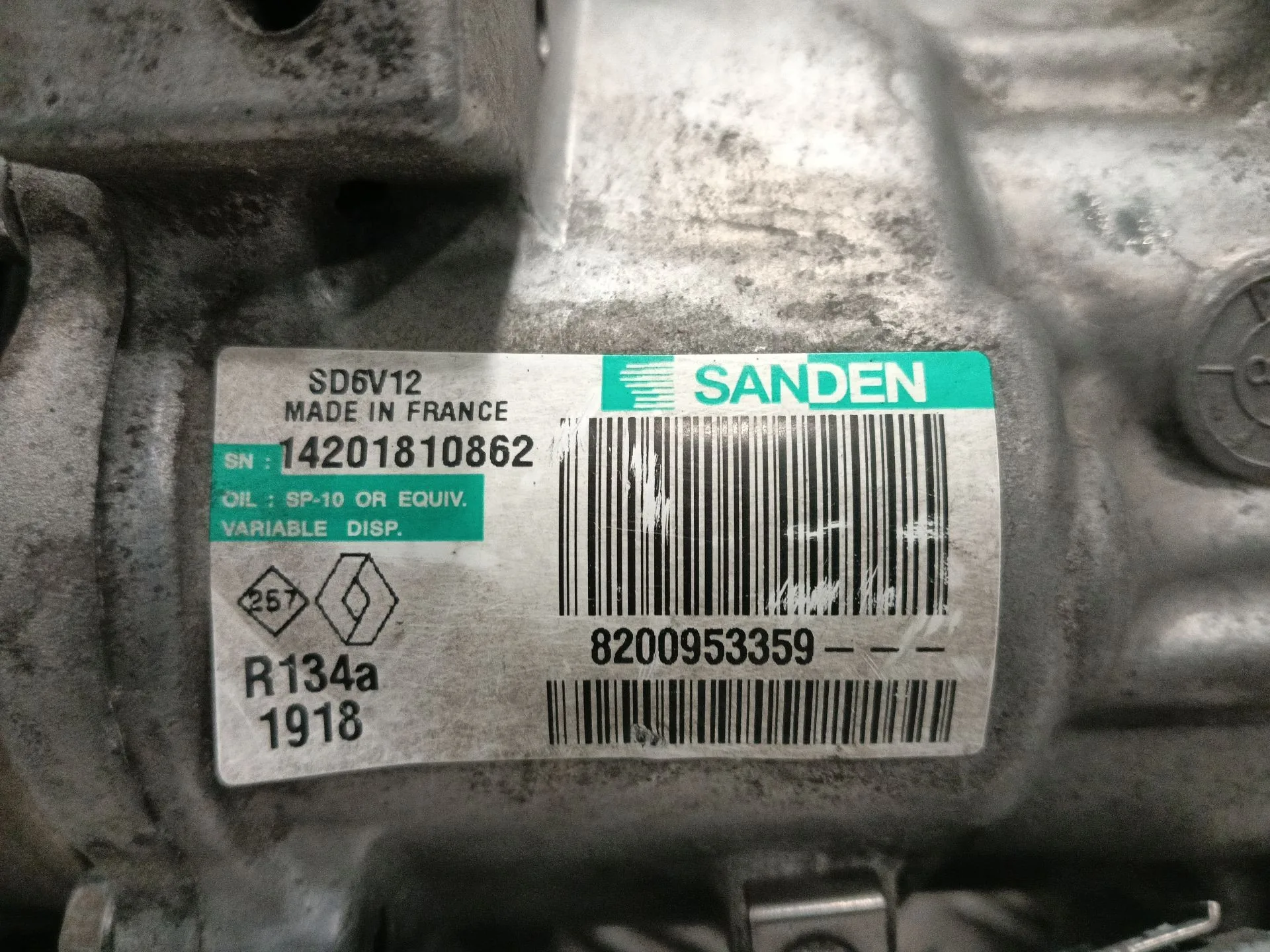 Compresor Aire Acondicionado para Renault Kangoo / Grand Kangoo Ii (Kw0/1_)