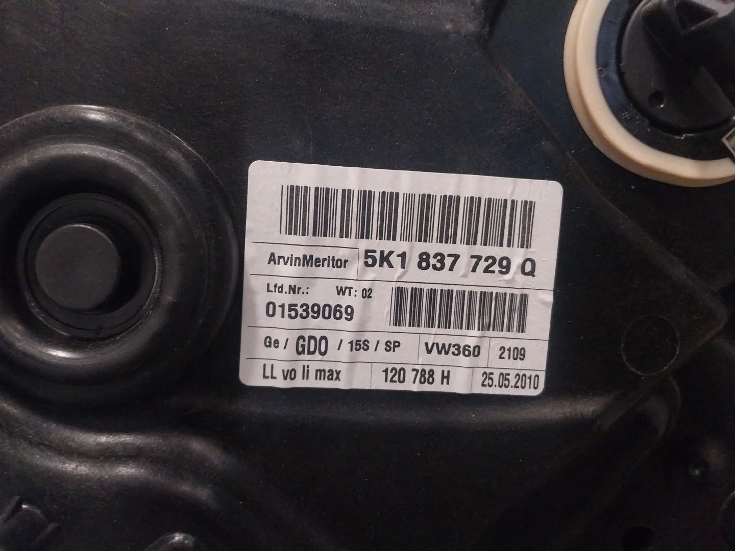 Elevalunas Delantero Izquierdo para Volkswagen Golf Vi (5K1)