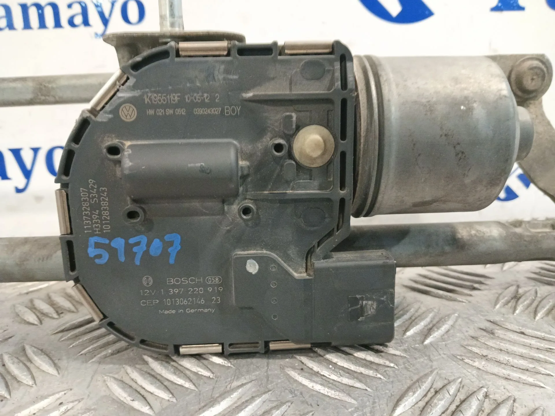 Motor Limpia Delantero para Volkswagen Golf Vi (5K1)