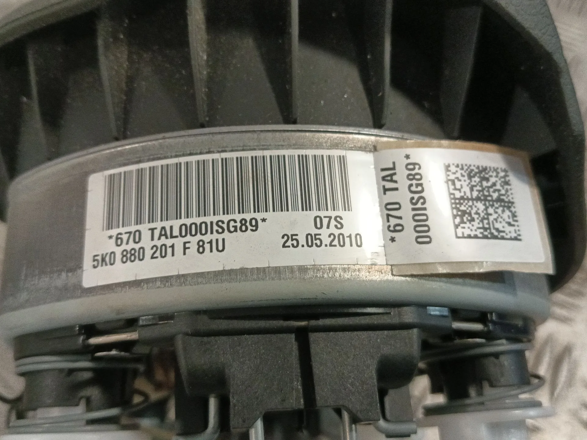 Airbag Delantero Izquierdo para Volkswagen Golf Vi (5K1)