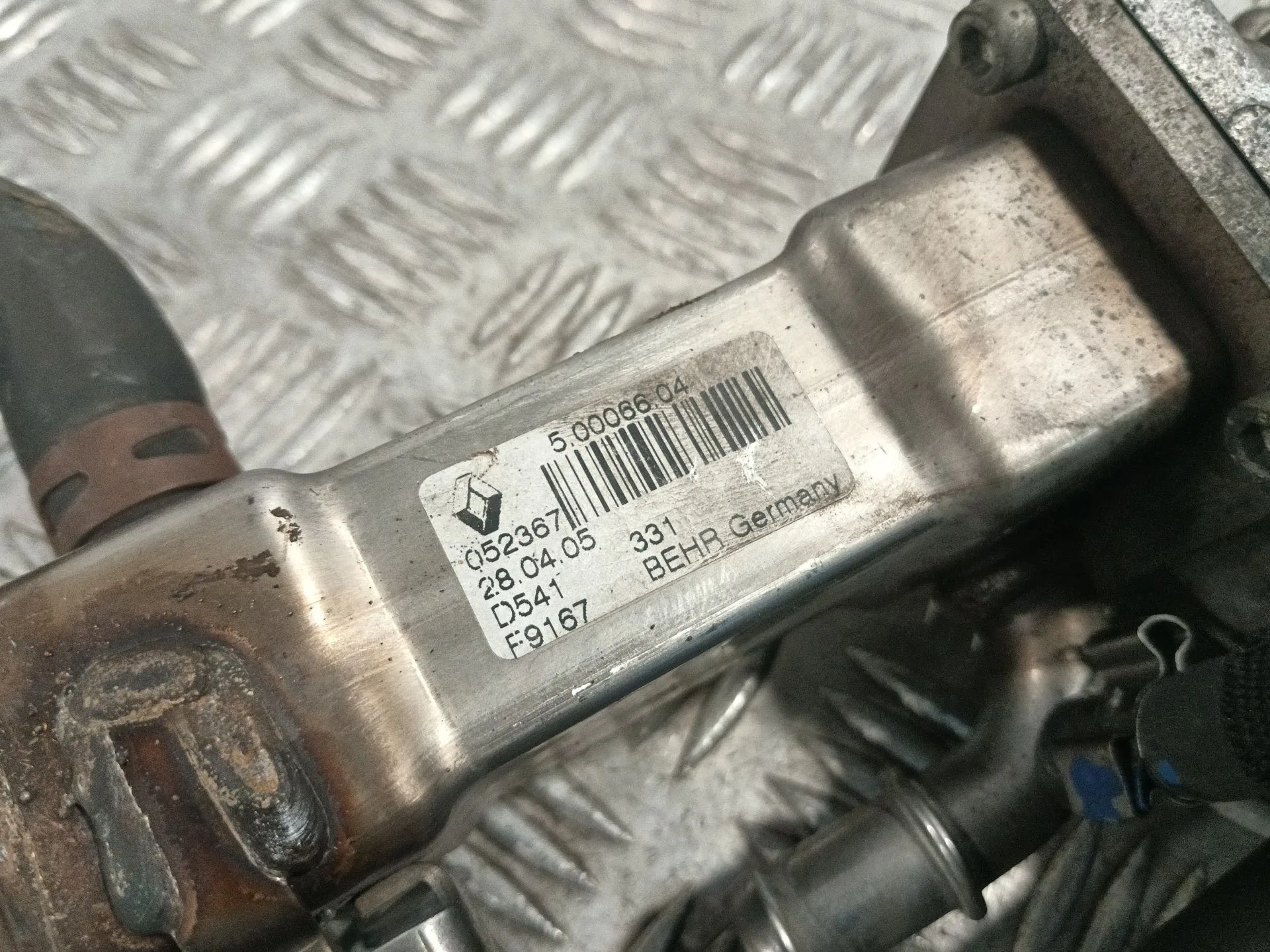 Enfriador Egr para Renault Scenic Ii