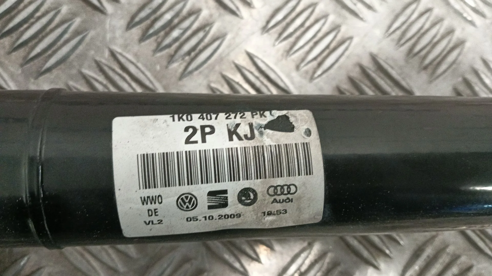 Transmision Delantera Derecha para Volkswagen Golf Plus V (5M1, 521)