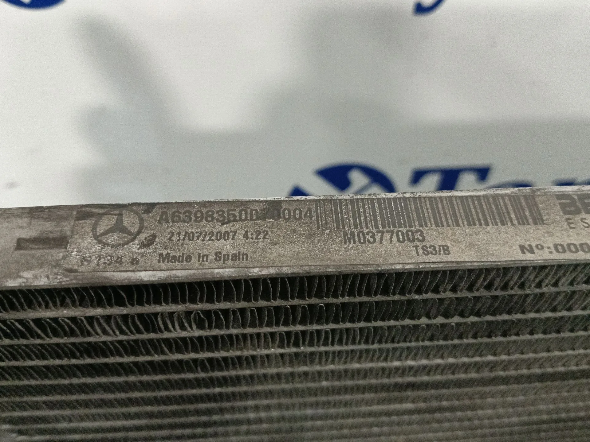 Condensador / Radiador Aire Acondicionado para Mercedes-Benz Vito / Mixto Furgoneta (W639)