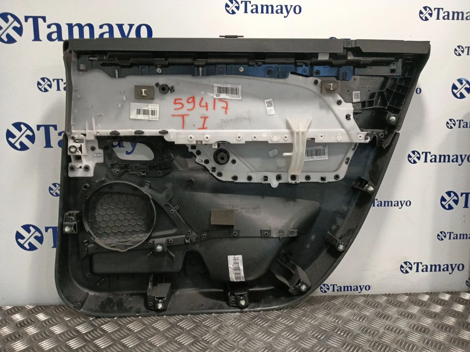 Guarnecido Puerta Trasera Izquierda para Citroën C4 Grand Picasso Ii (Da_, De_)