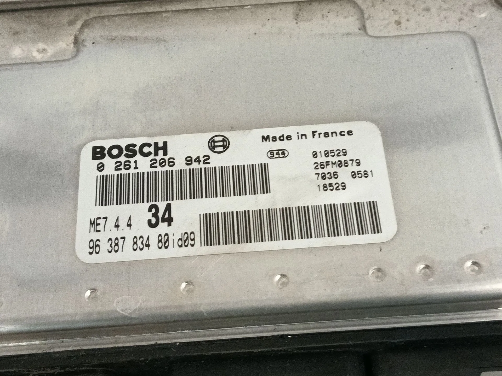 Centralita Motor Uce para Peugeot 206 Hatchback (2A/C)