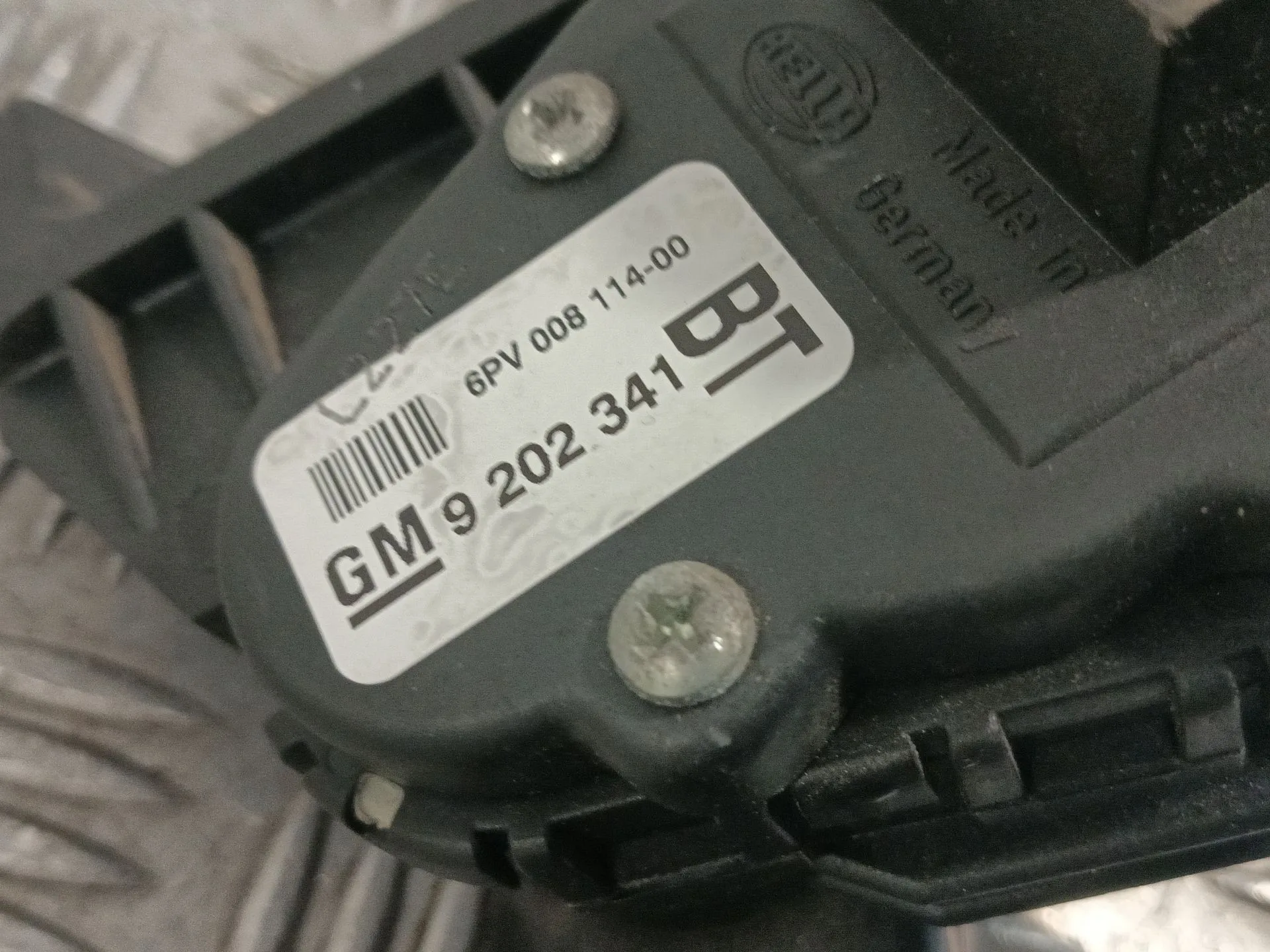 Potenciometro Acelerador para Opel Zafira / Zafira Family B (A05)