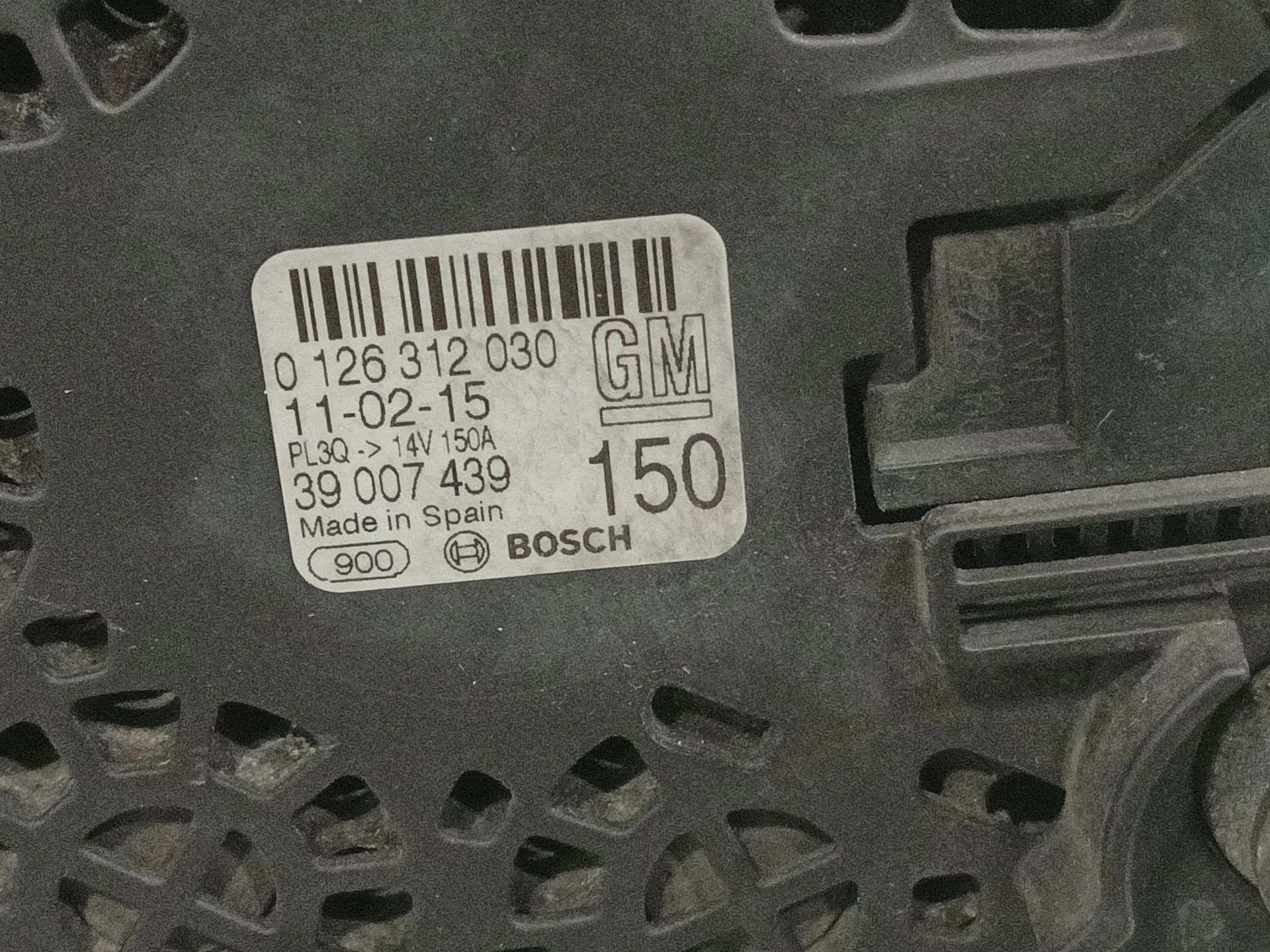 Alternador para Opel Corsa E