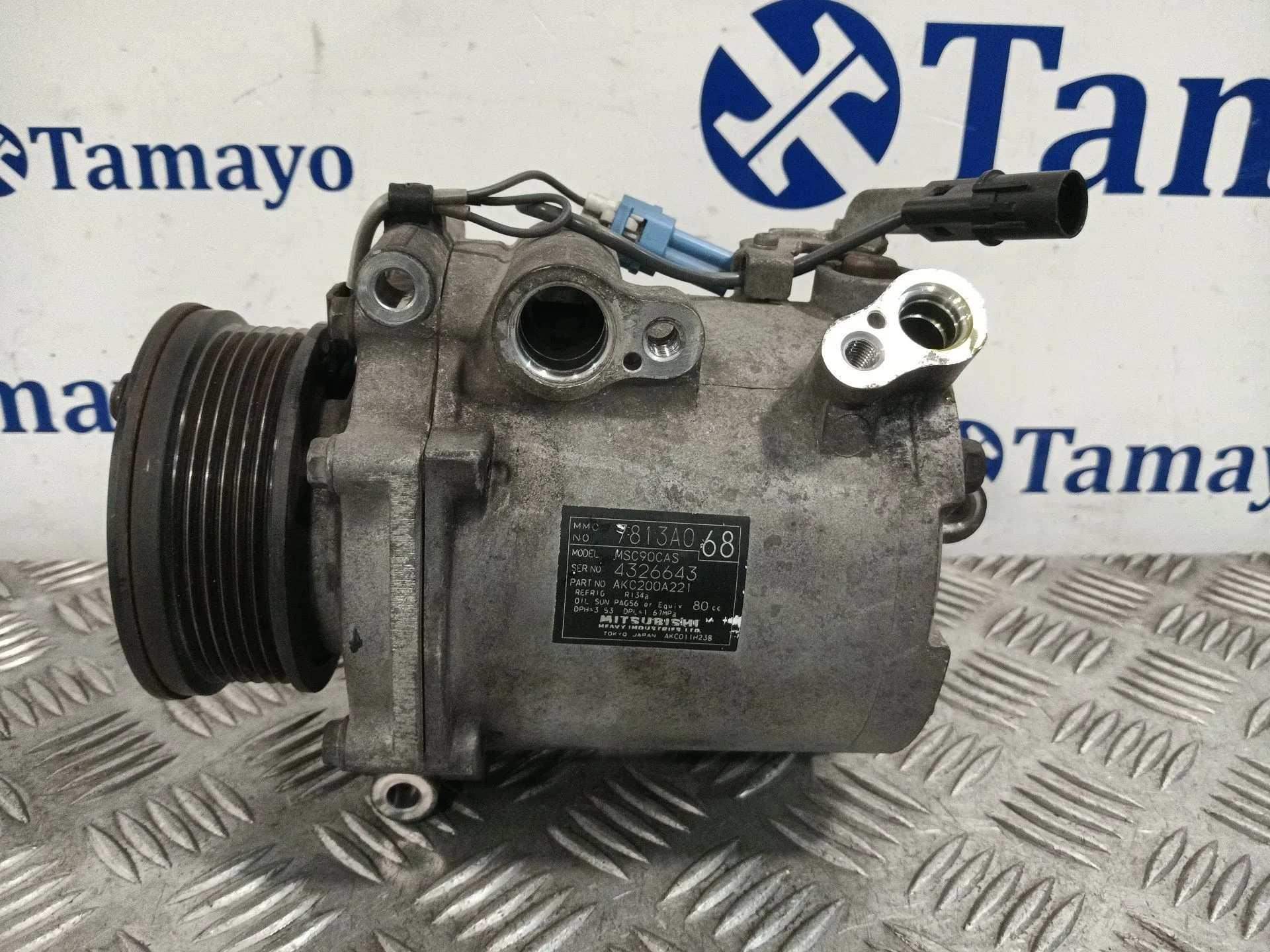Compresor Aire Acondicionado para Mitsubishi Lancer Viii (Cy_A, Cz_A)