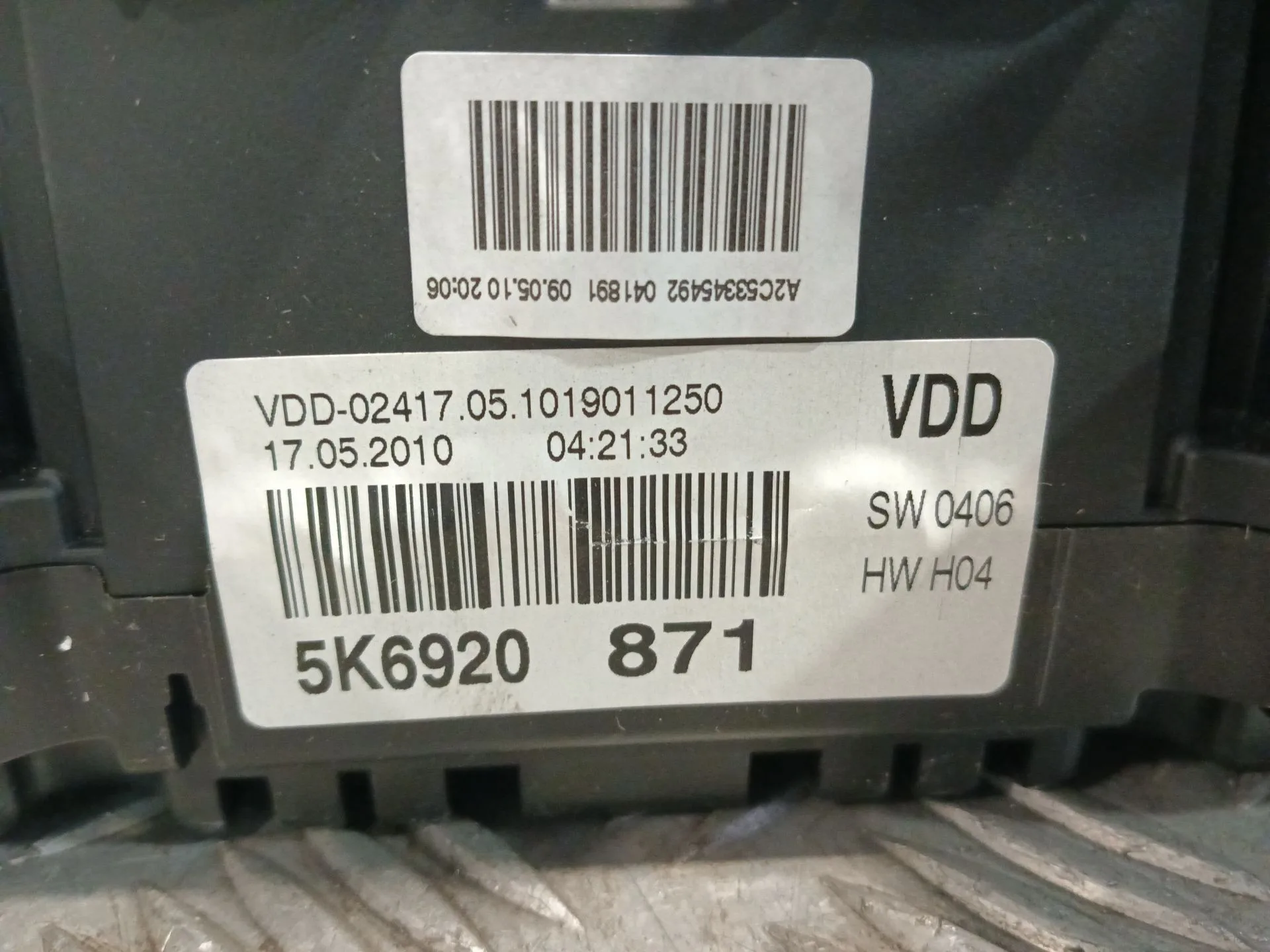 Cuadro Instrumentos para Volkswagen Golf Vi (5K1)