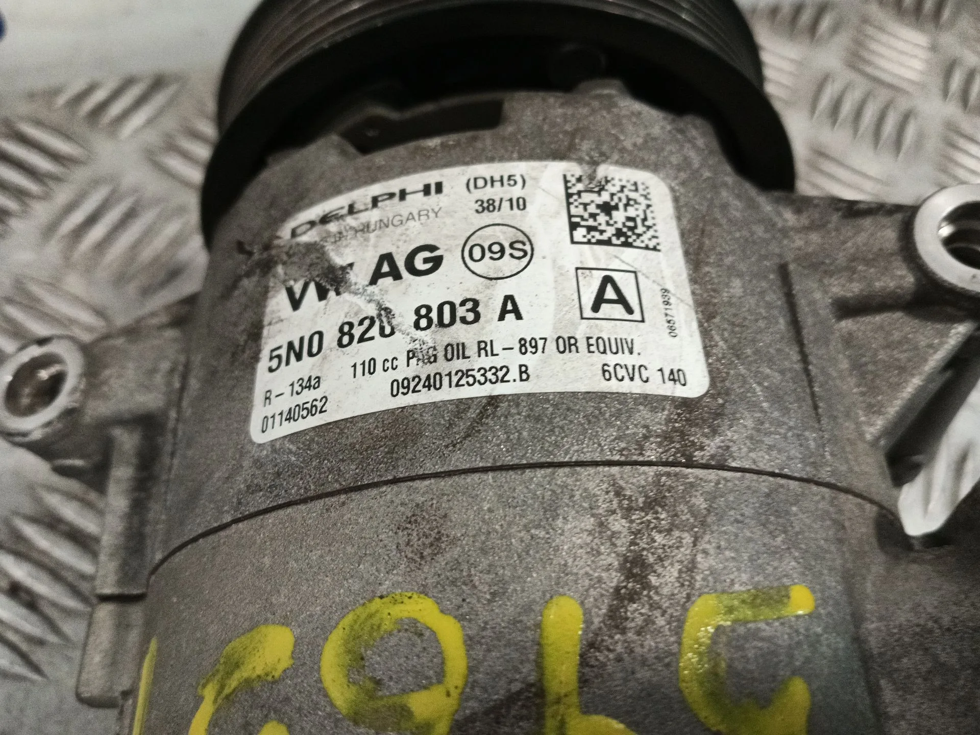 Compresor Aire Acondicionado para Volkswagen Golf Vi (5K1)