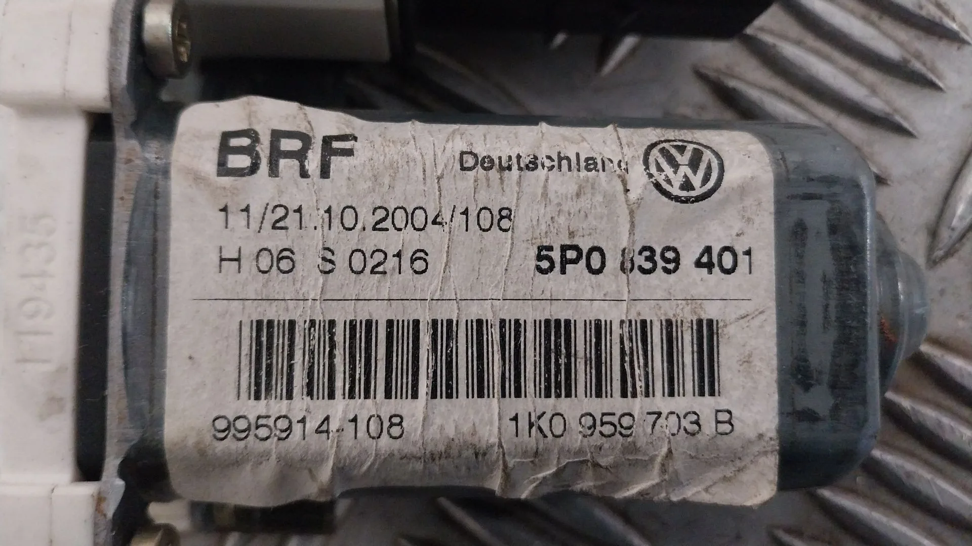 Motor Elevalunas Trasero Izquierdo para Seat Altea Xl (5P5)