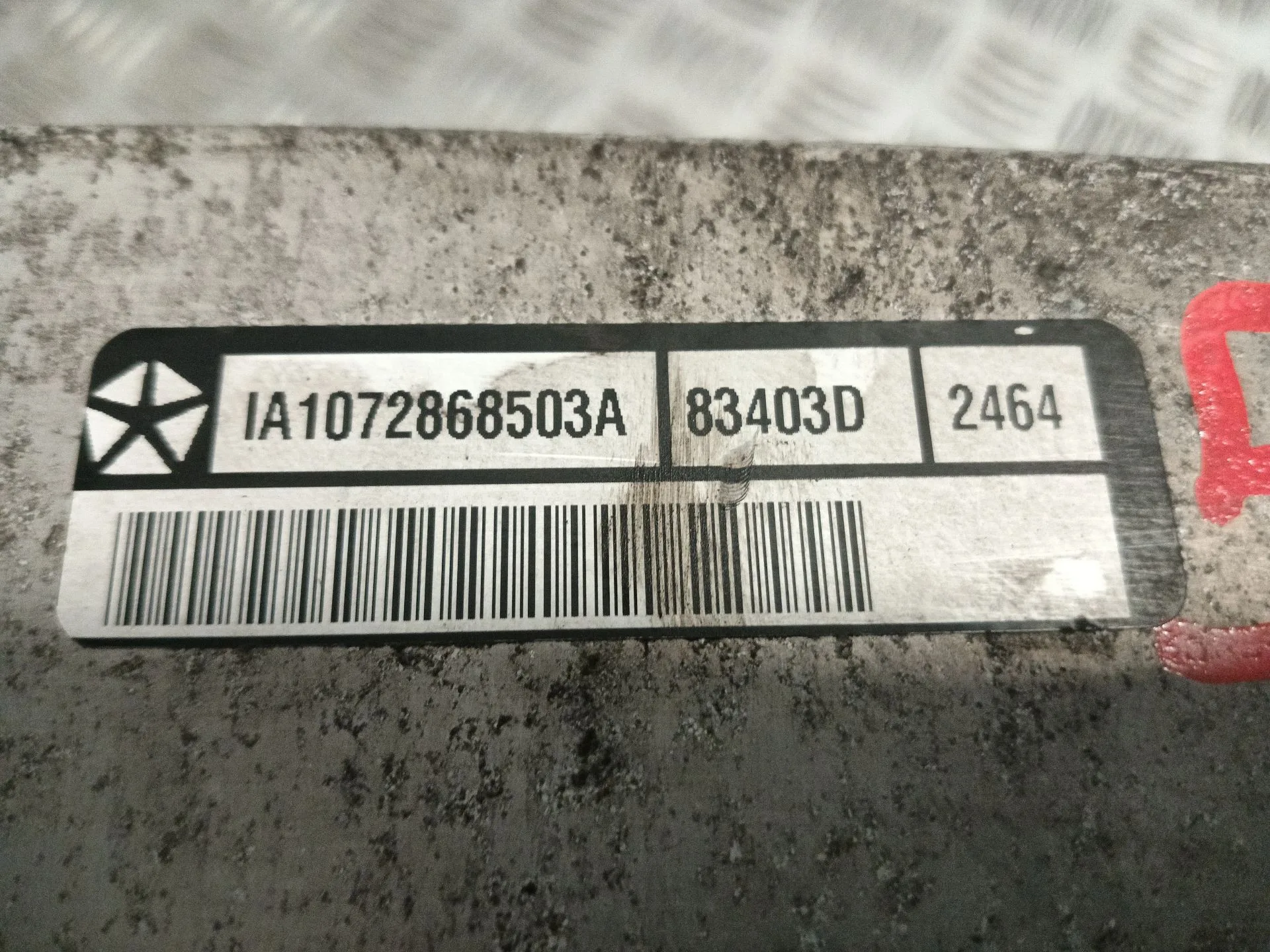 Intercooler para Chrysler Voyager (Rg)