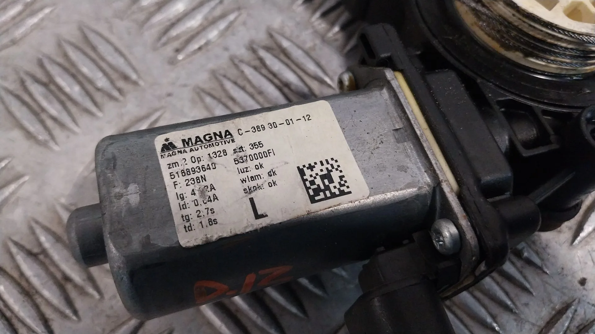 Elevalunas Delantero Izquierdo para Fiat 500 (312_)
