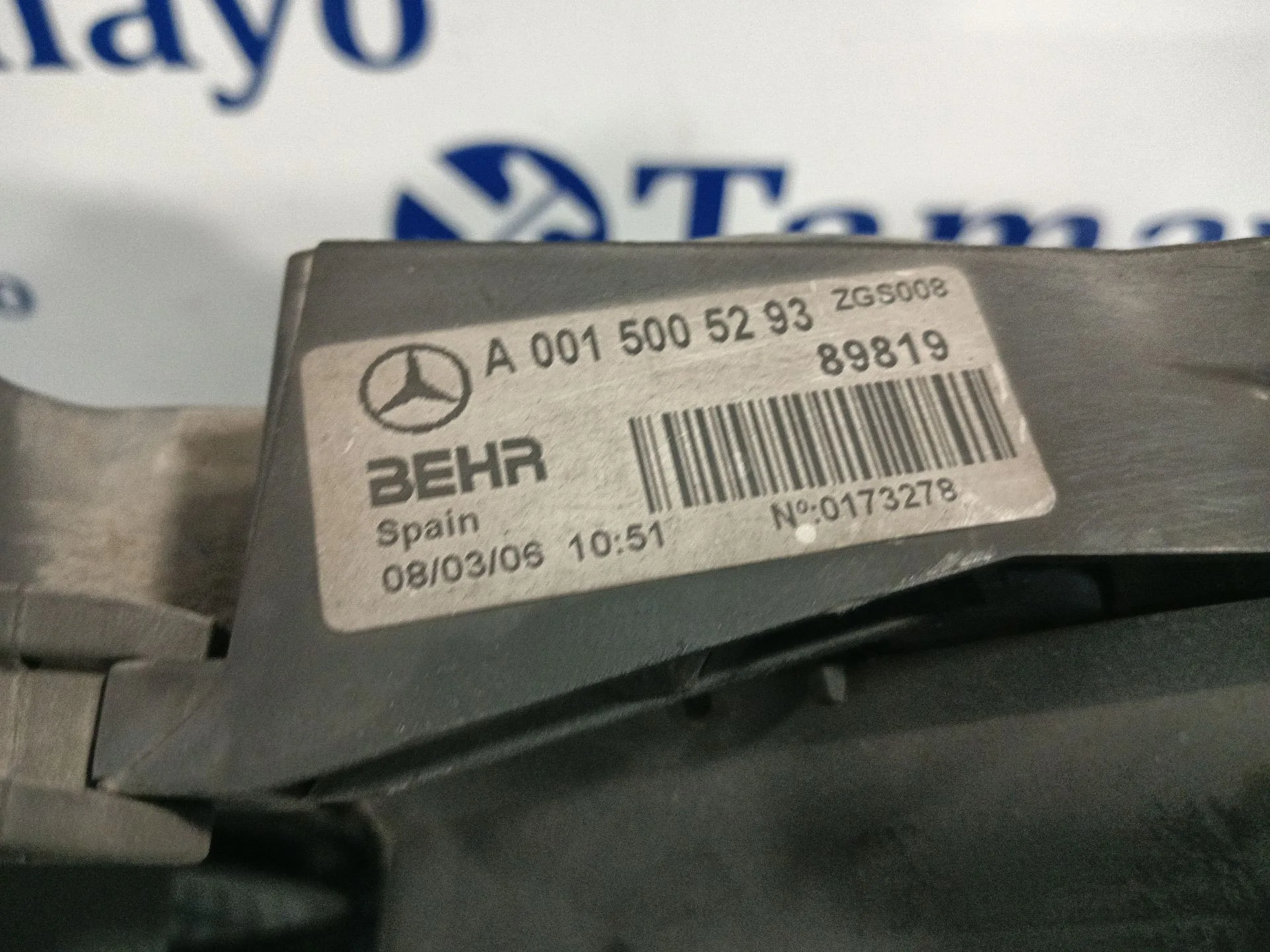 Electroventilador para Mercedes-Benz Vito / Mixto Furgoneta (W639)