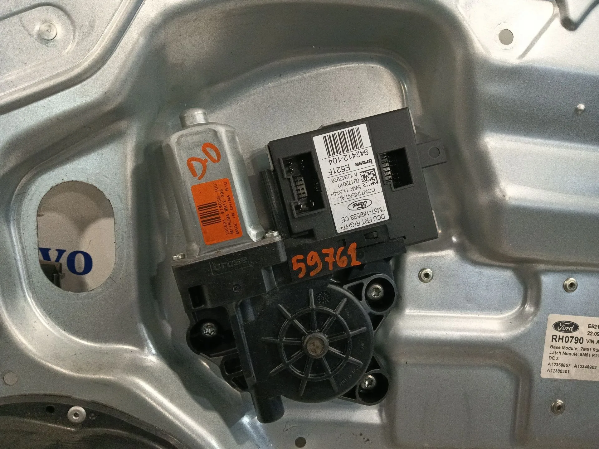 Elevalunas Delantero Derecho para Ford Kuga I