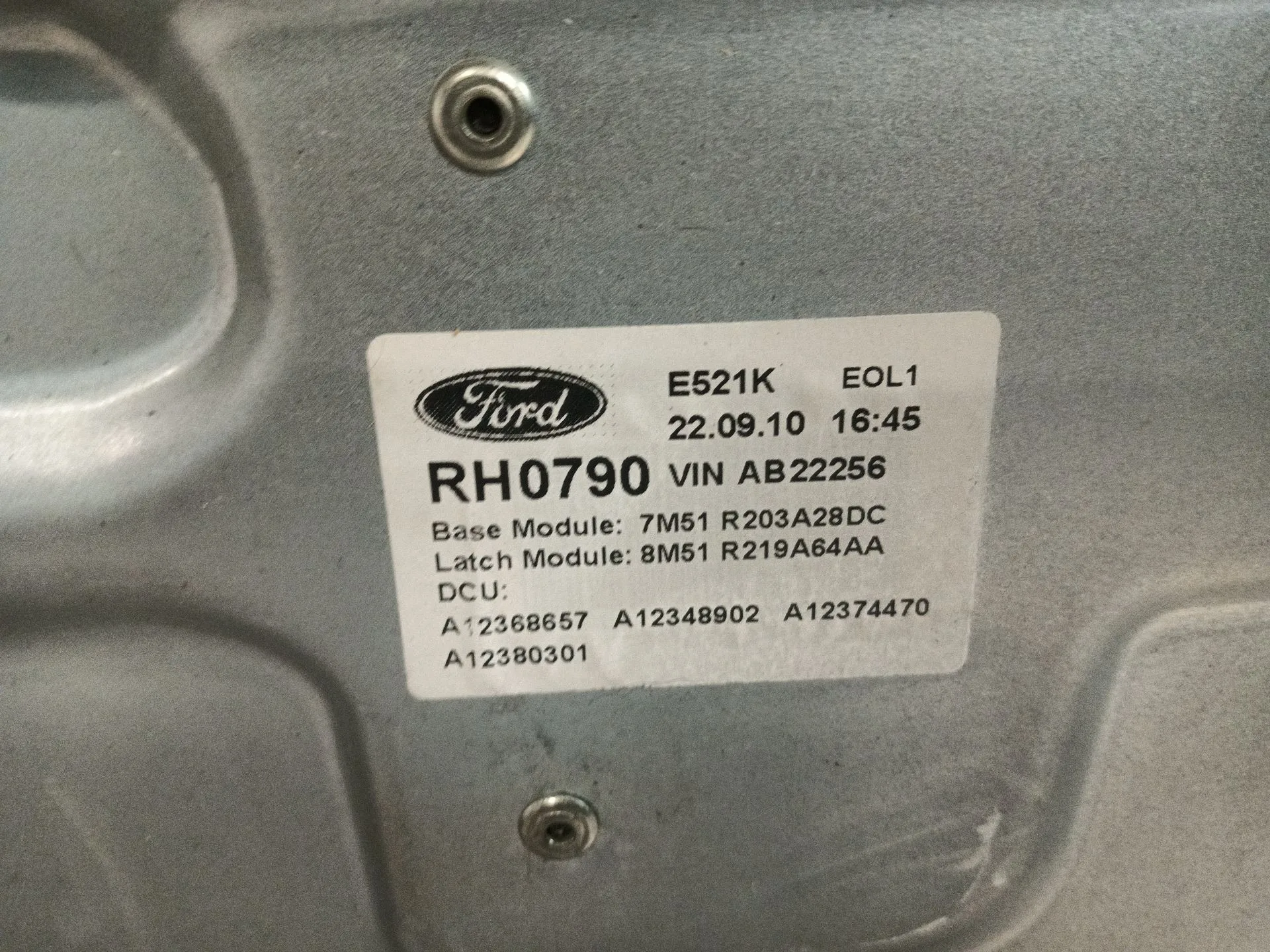 Elevalunas Delantero Derecho para Ford Kuga I