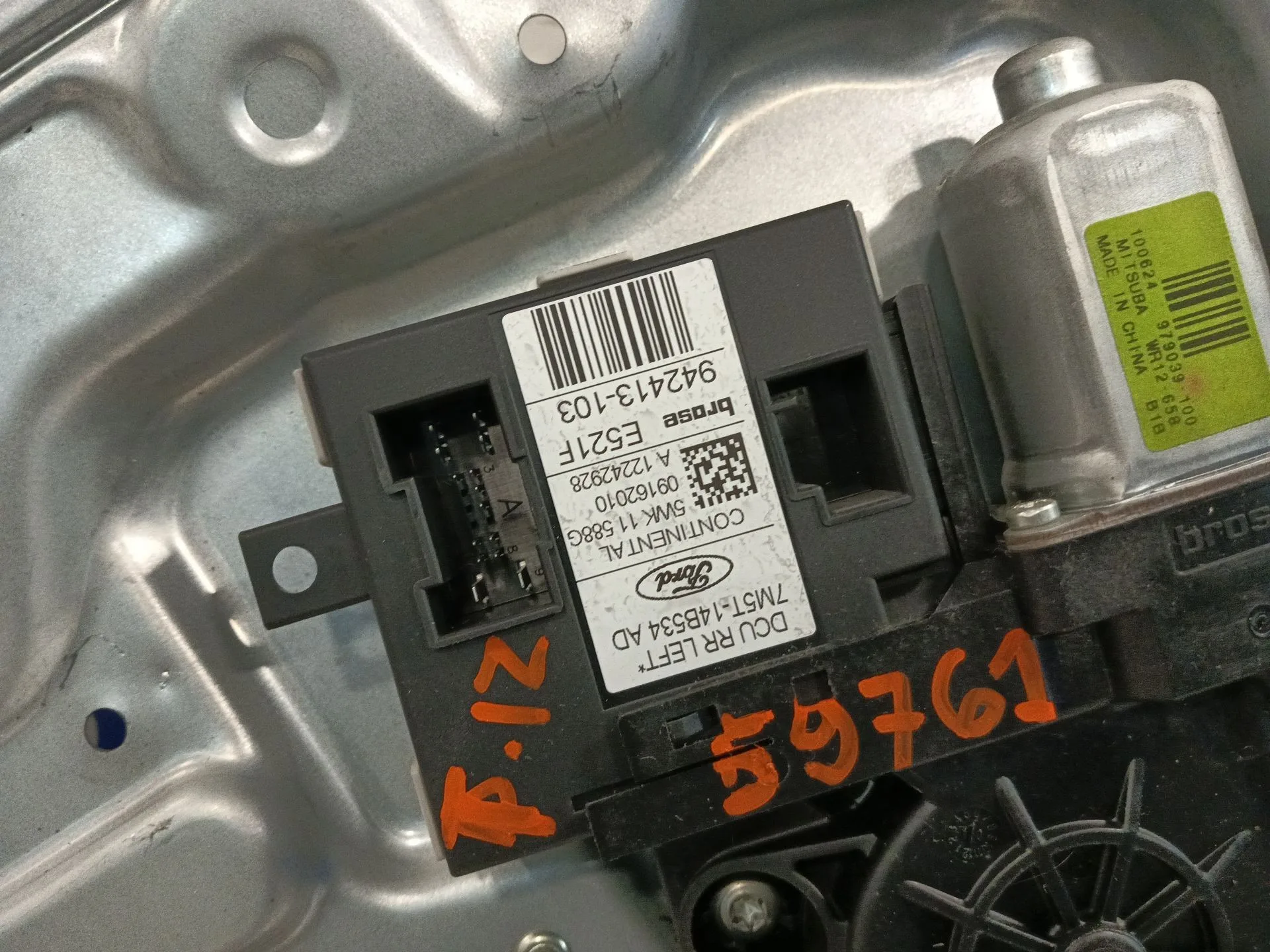 Elevalunas Trasero Izquierdo para Ford Kuga I