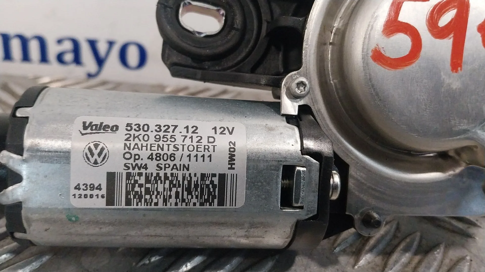 Motor Limpia Trasero para Volkswagen Caddy Iii Furgoneta/Monovolumen (2Ka, 2Kh, 2Ca, 2Ch)