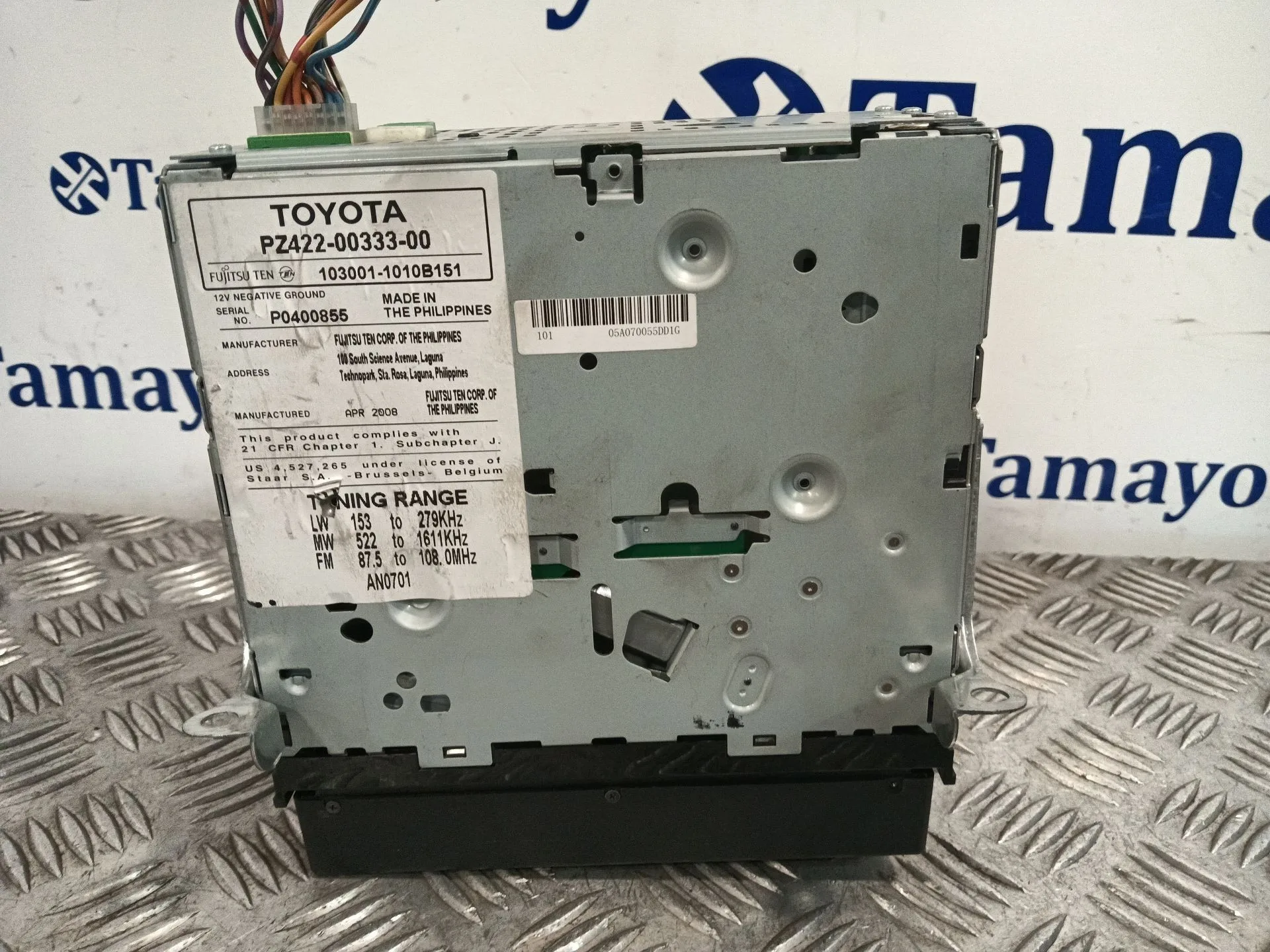 Sistema Audio / Radio Cd para Toyota Yaris (_P9_)