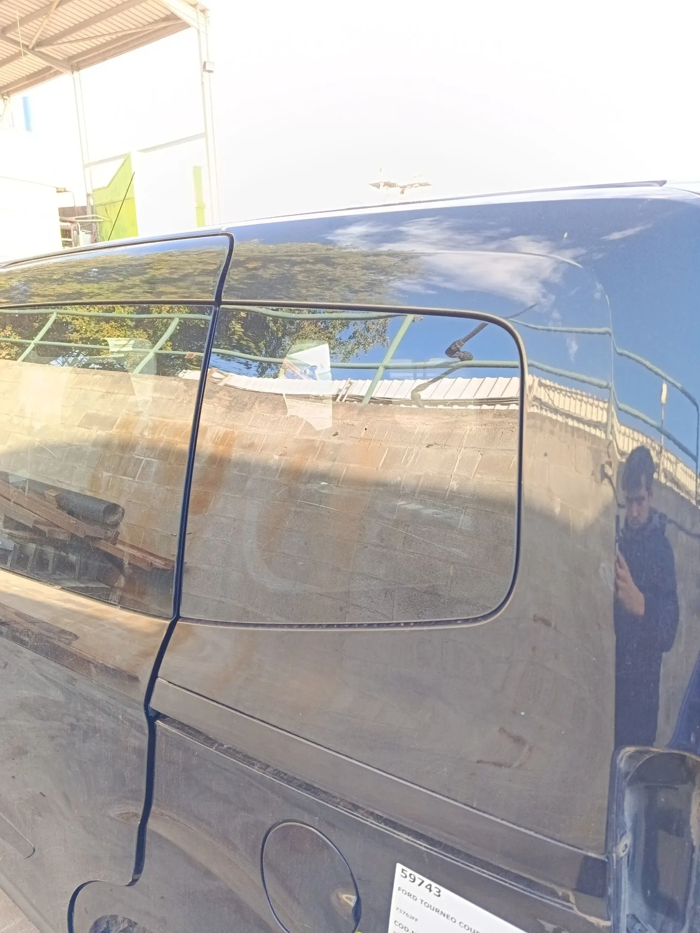 Luna Custodia Trasera Izquierda para Ford Tourneo Courier B460 Monospace