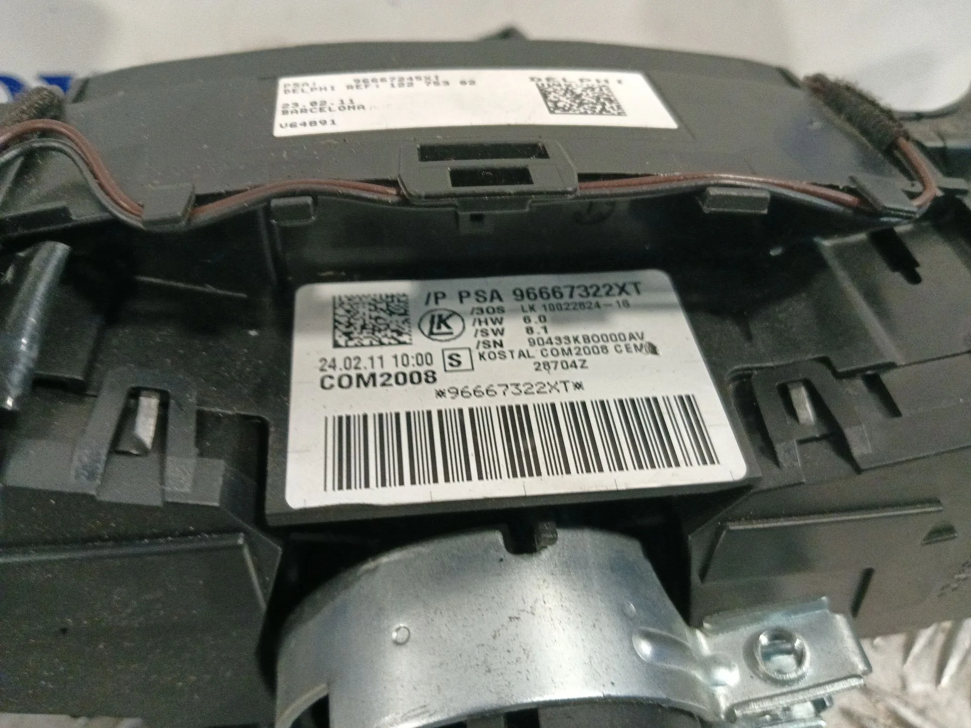 Mando Multifuncion para Peugeot 3008 I Monospace (0U_)