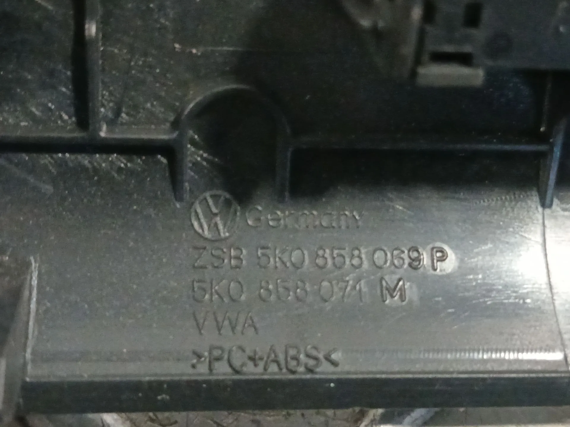 Plasticos Varios Interior para Volkswagen Golf Vi (5K1)