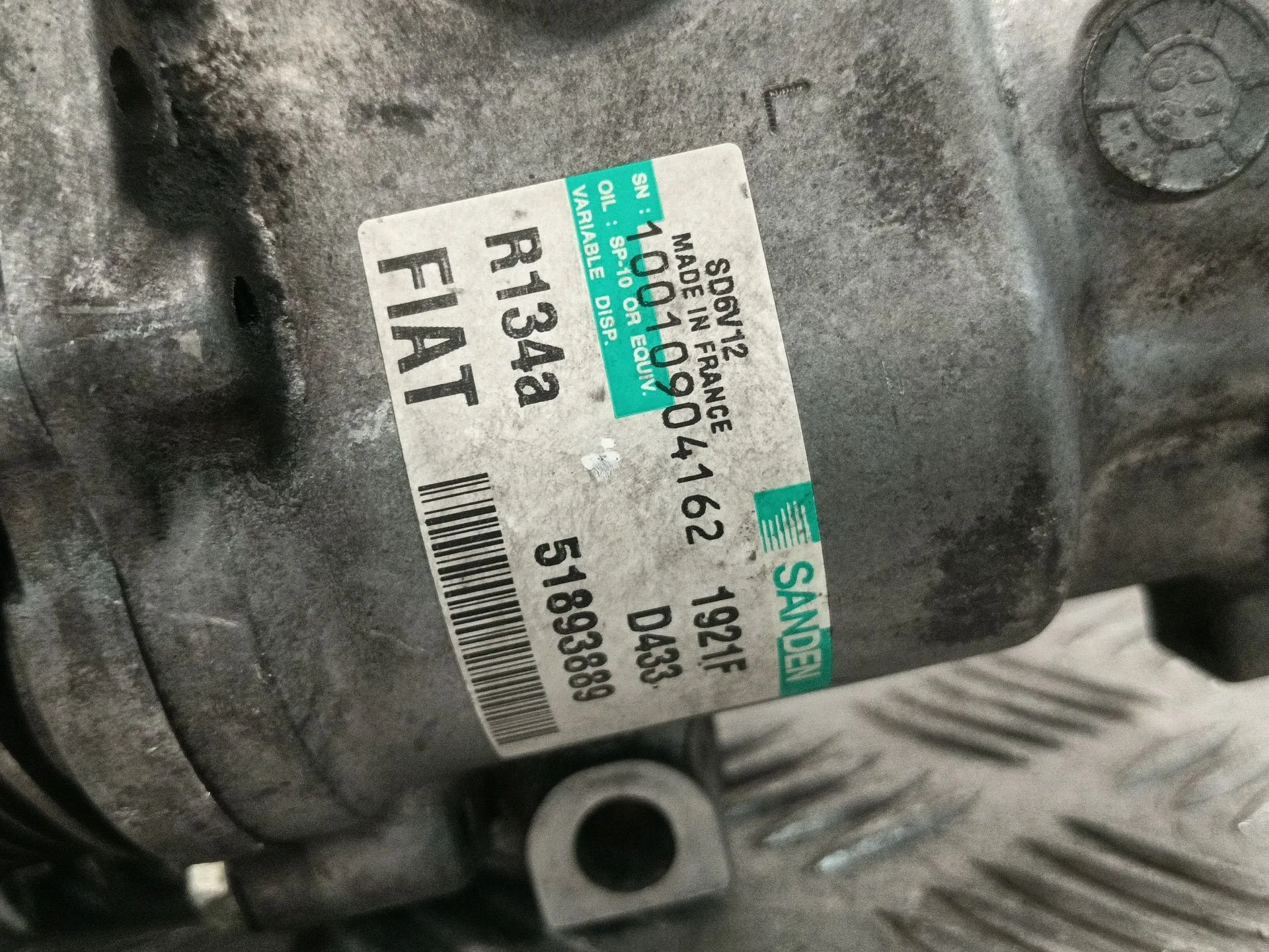 Compresor Aire Acondicionado para Fiat Grande Punto (199_)