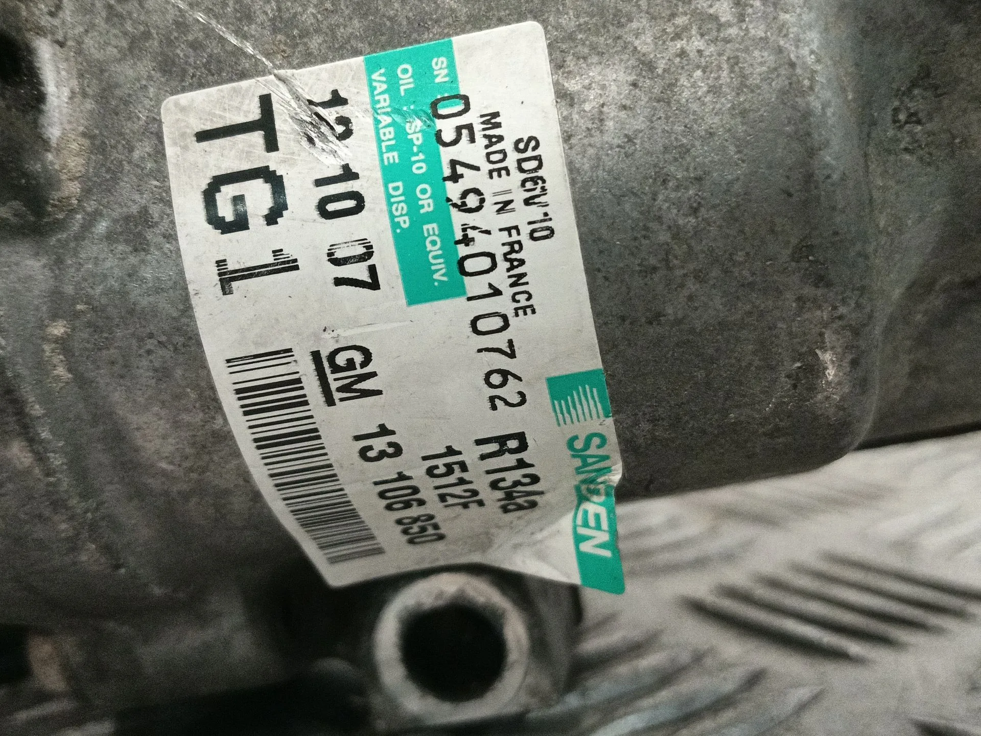 Compresor Aire Acondicionado para Suzuki Swift Azg (Nz)