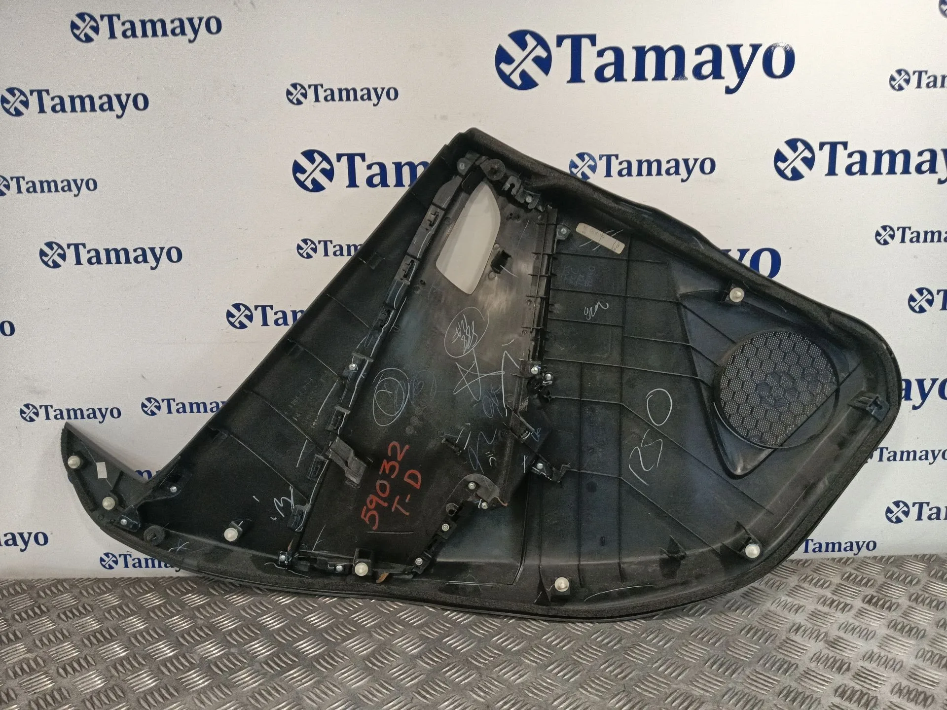 Guarnecido Puerta Trasera Derecha para Mazda 2 Lim. ()