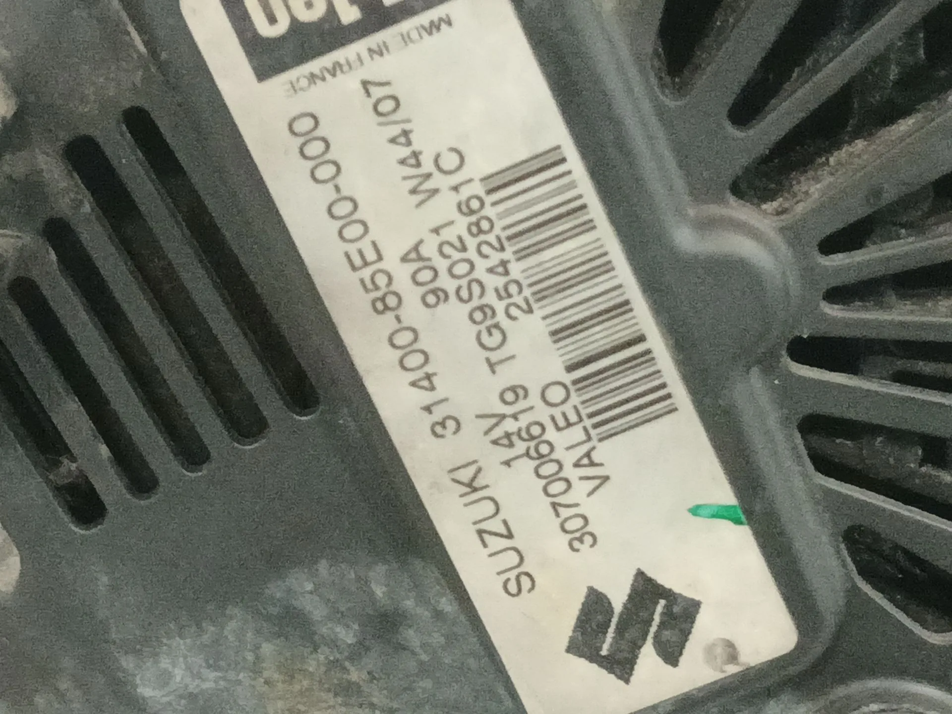 Alternador para Suzuki Swift Azg (Nz)