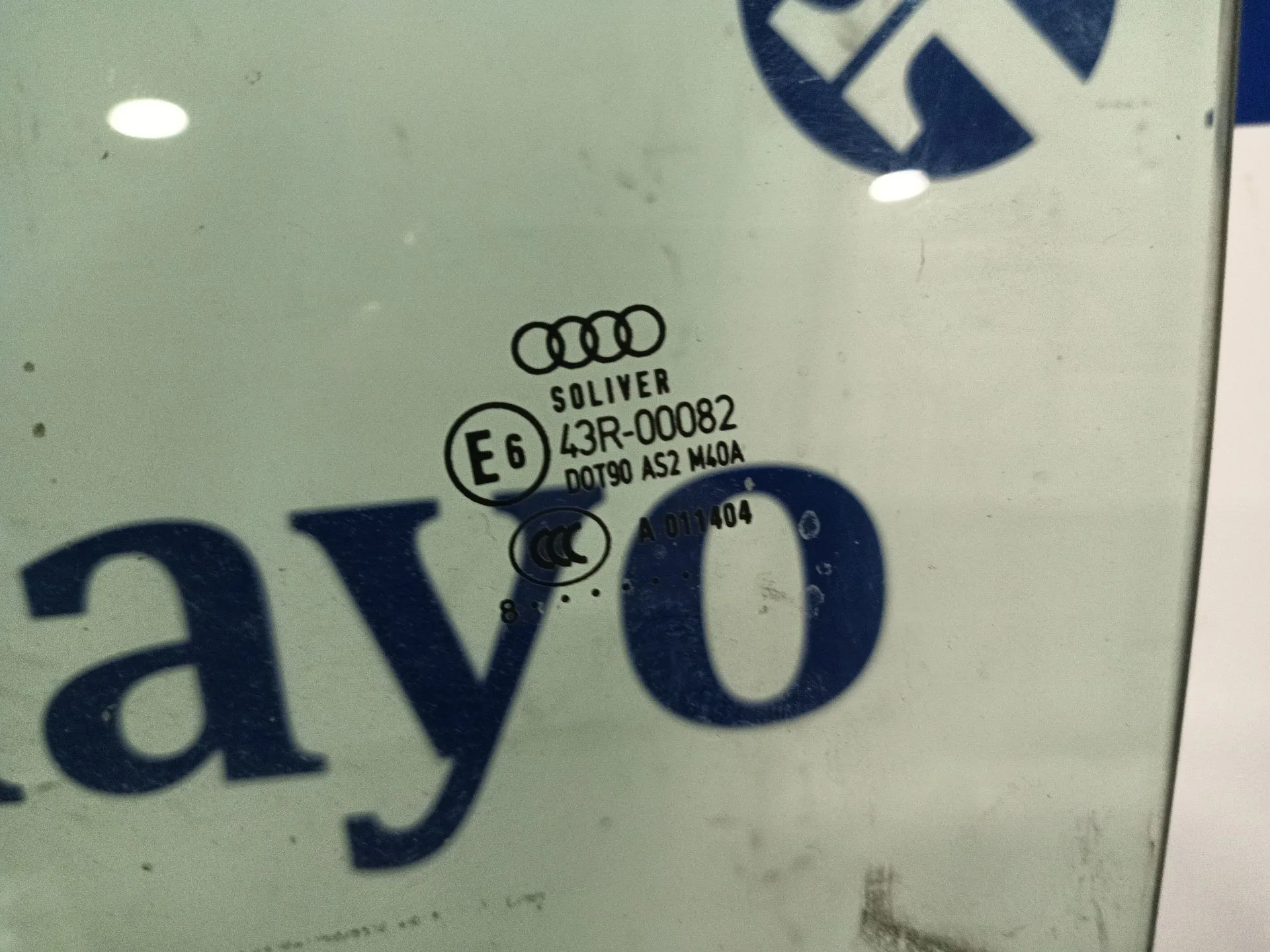 Luna Delantera Izquierda para Audi A4 B6 (8E2)