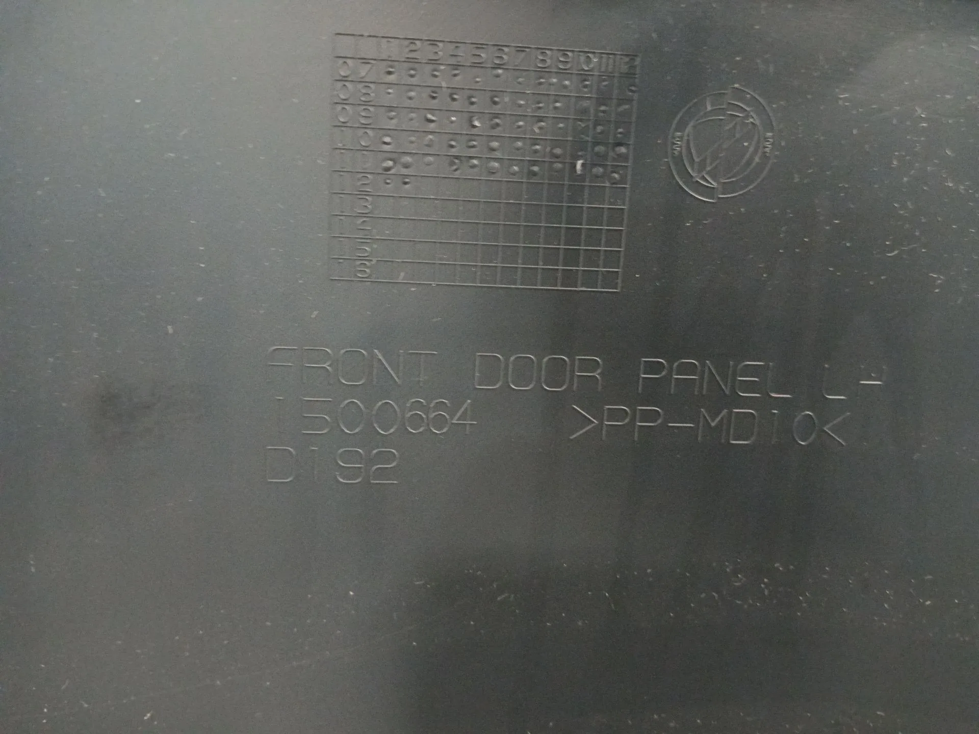 Guarnecido Puerta Delantera Izquierda para Fiat 500 (312_)