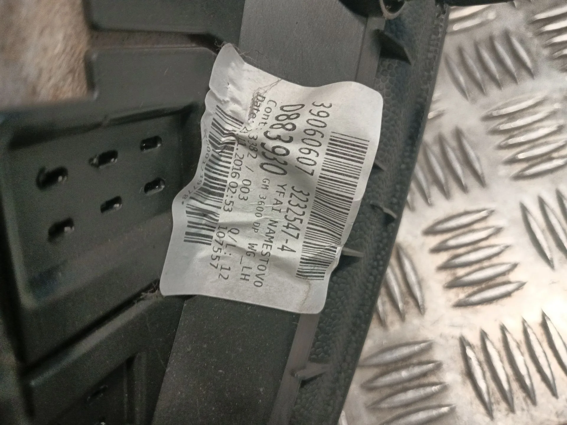 Guarnecido Puerta Trasera Izquierda para Opel Astra K Sports Tourer (B16)