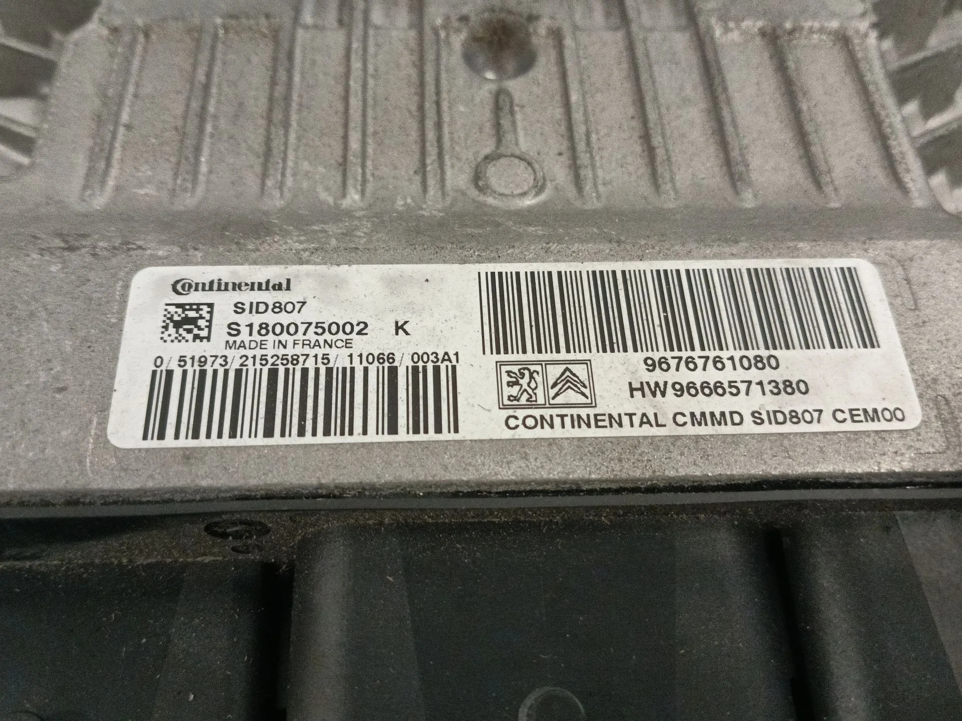 Centralita Motor Uce para Peugeot 3008 I Monospace (0U_)