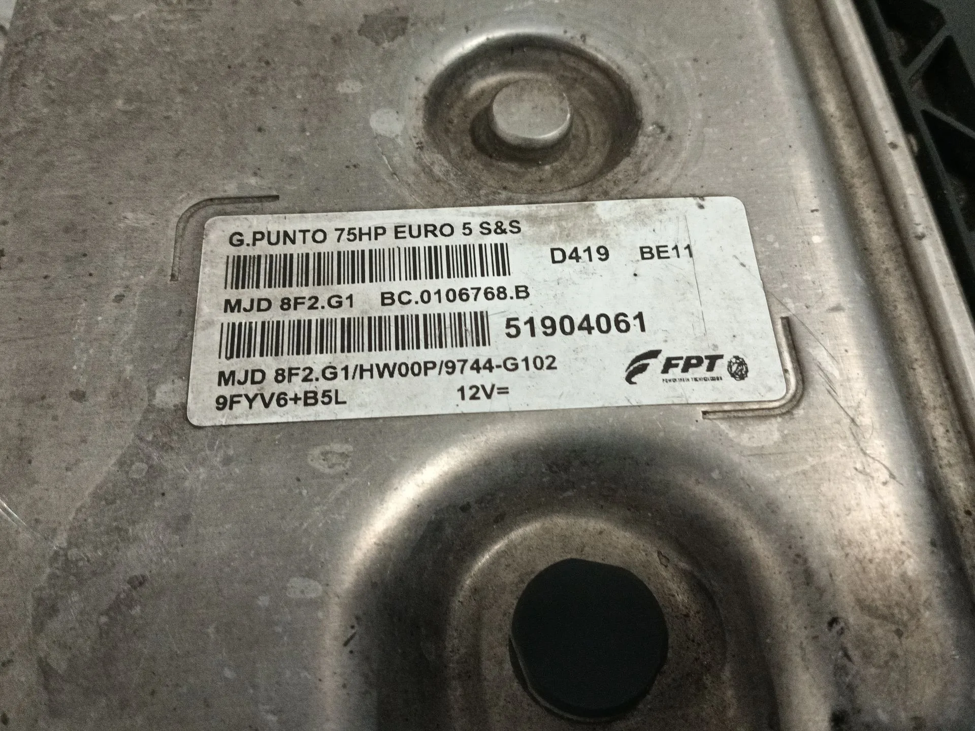 Centralita Motor Uce para Fiat Grande Punto (199_)