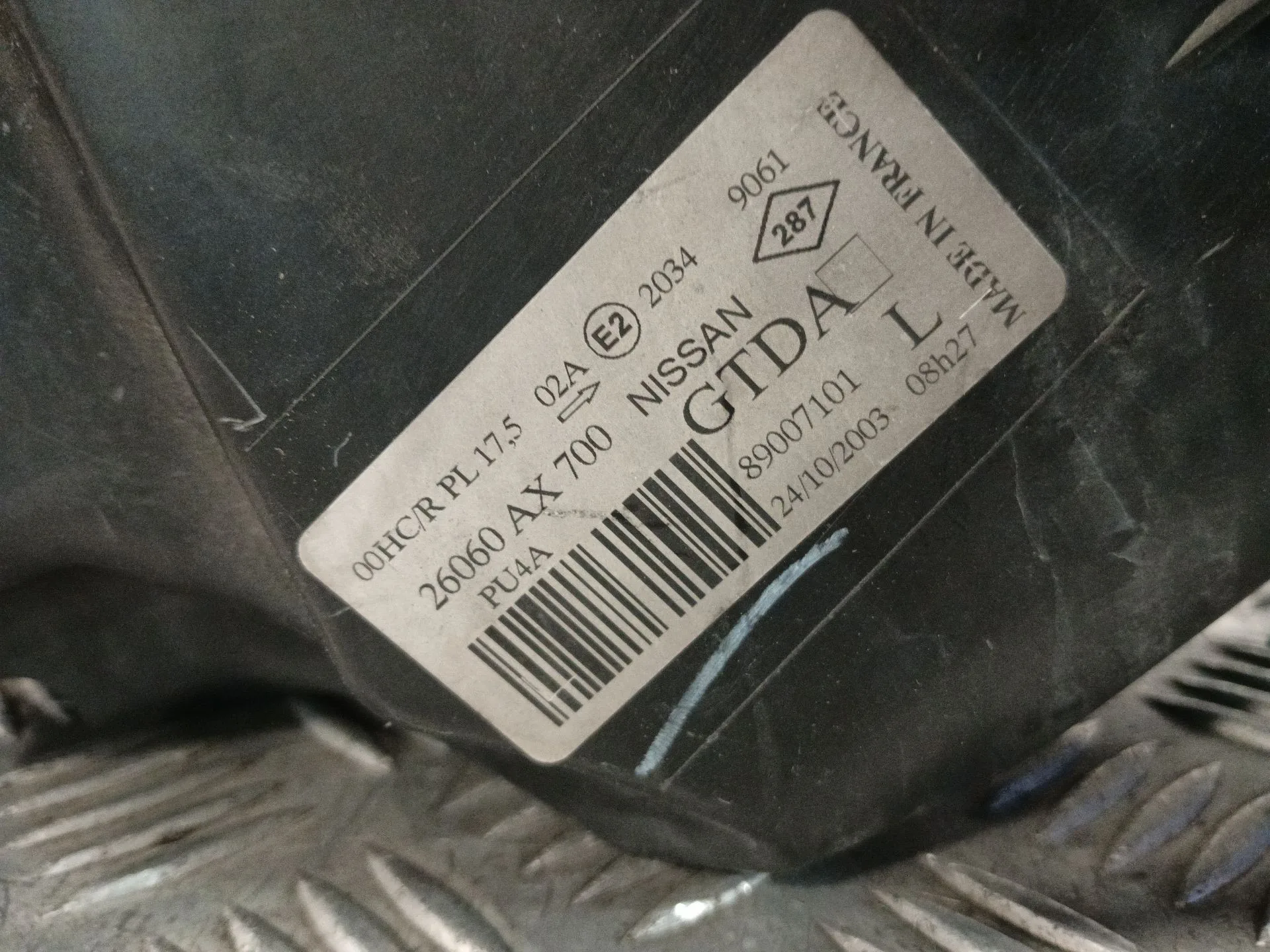 Faro Izquierdo para Nissan Micra Iii (K12)