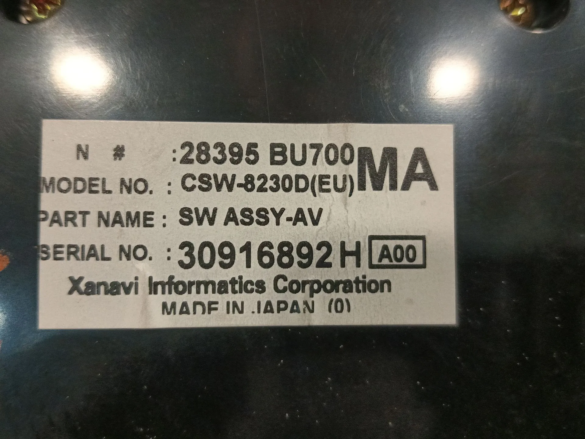 Mando Climatizador para Nissan Almera Tino (V10)