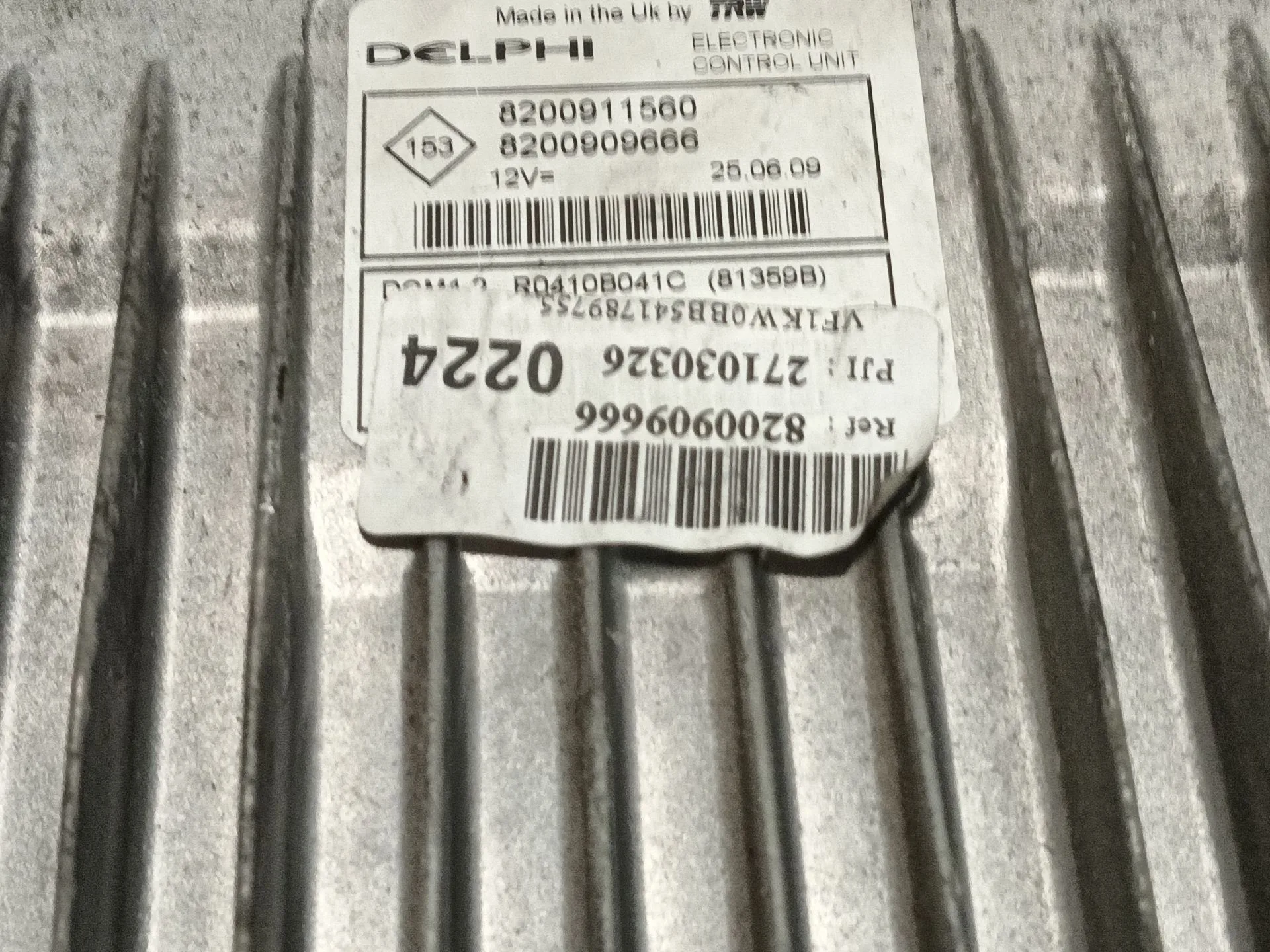 Centralita Motor Uce para Renault Kangoo / Grand Kangoo Ii (Kw0/1_)