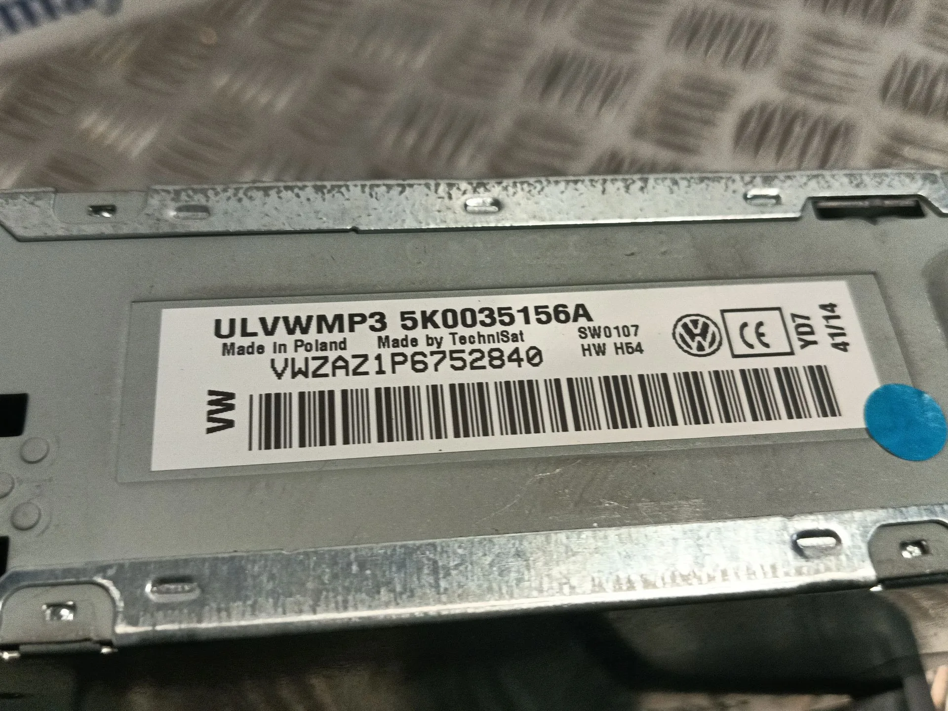 Sistema Audio / Radio Cd para Volkswagen Caddy Iii Furgoneta/Monovolumen (2Ka, 2Kh, 2Ca, 2Ch)