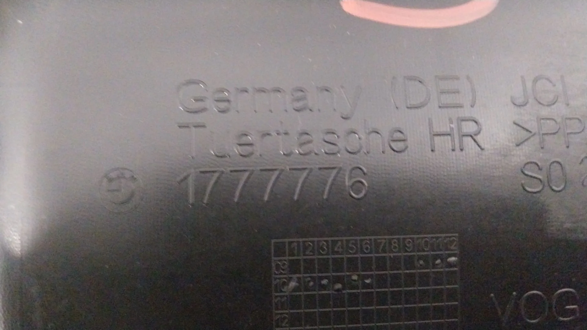 Guarnecido Puerta Trasera Derecha para Bmw 5 Touring (F11)