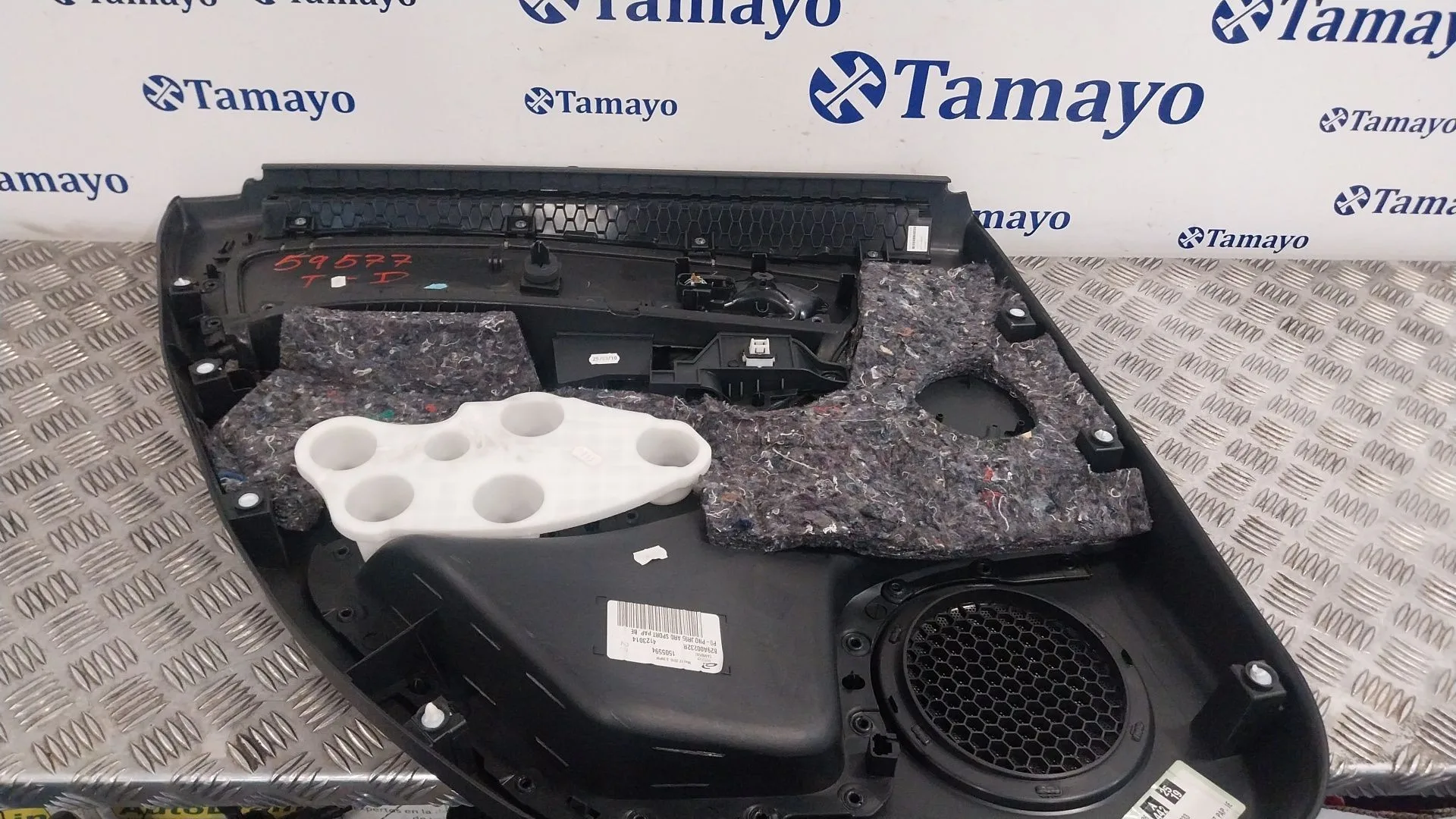 Guarnecido Puerta Trasera Derecha para Renault Scenic Iii (Jz0/1_)