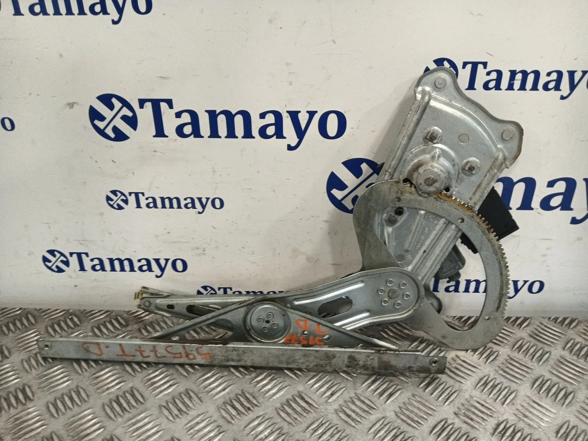 Elevalunas Trasero Derecho para Renault Scenic Iii (Jz0/1_)